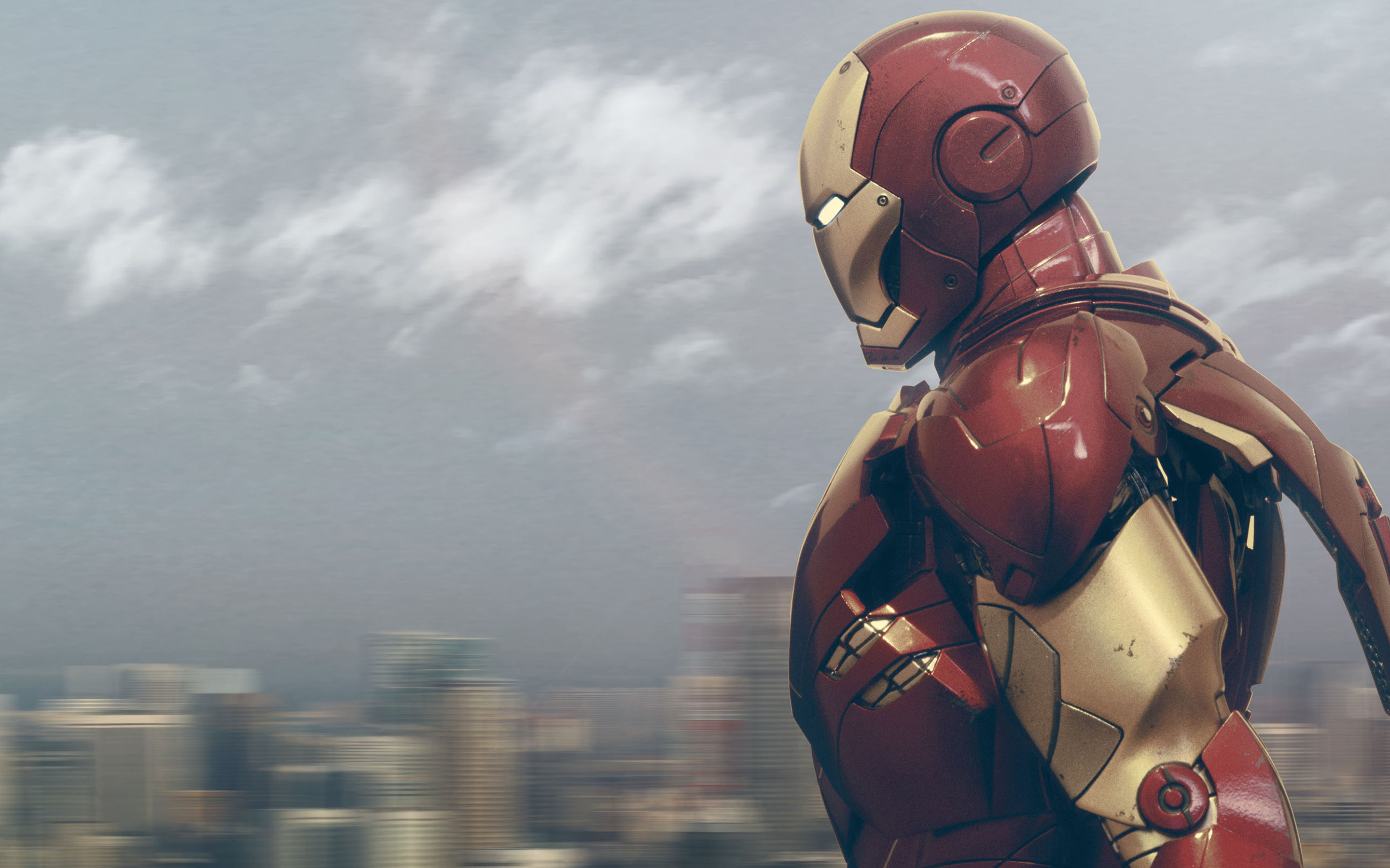 2880x1800 Iron Man Seeing City Macbook Pro Retina Hd 4k Wallpapers Images Backgrounds Photos 7369