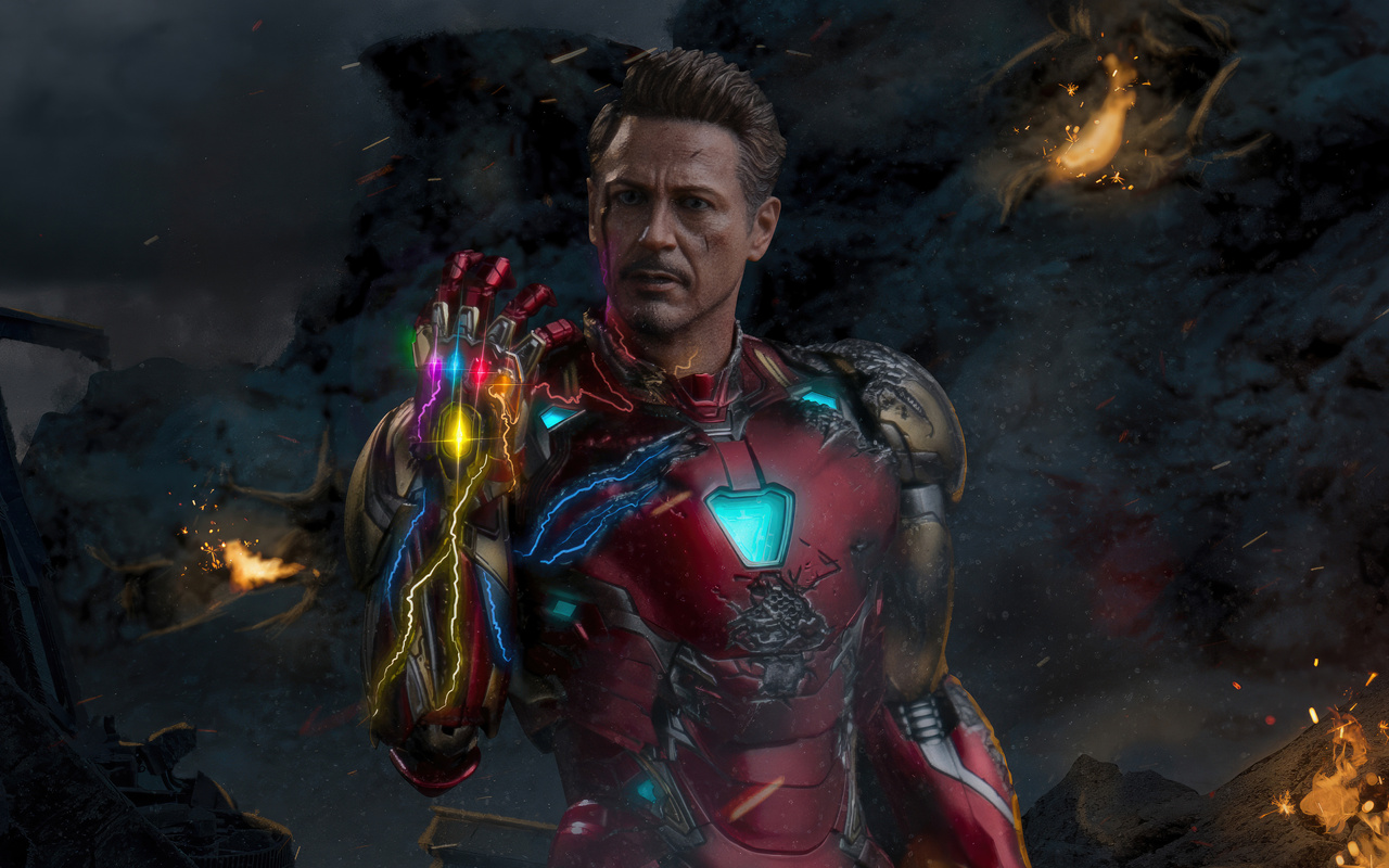 1280x800 Iron Man Snap Artwork 720P ,HD 4k Wallpapers,Images ...