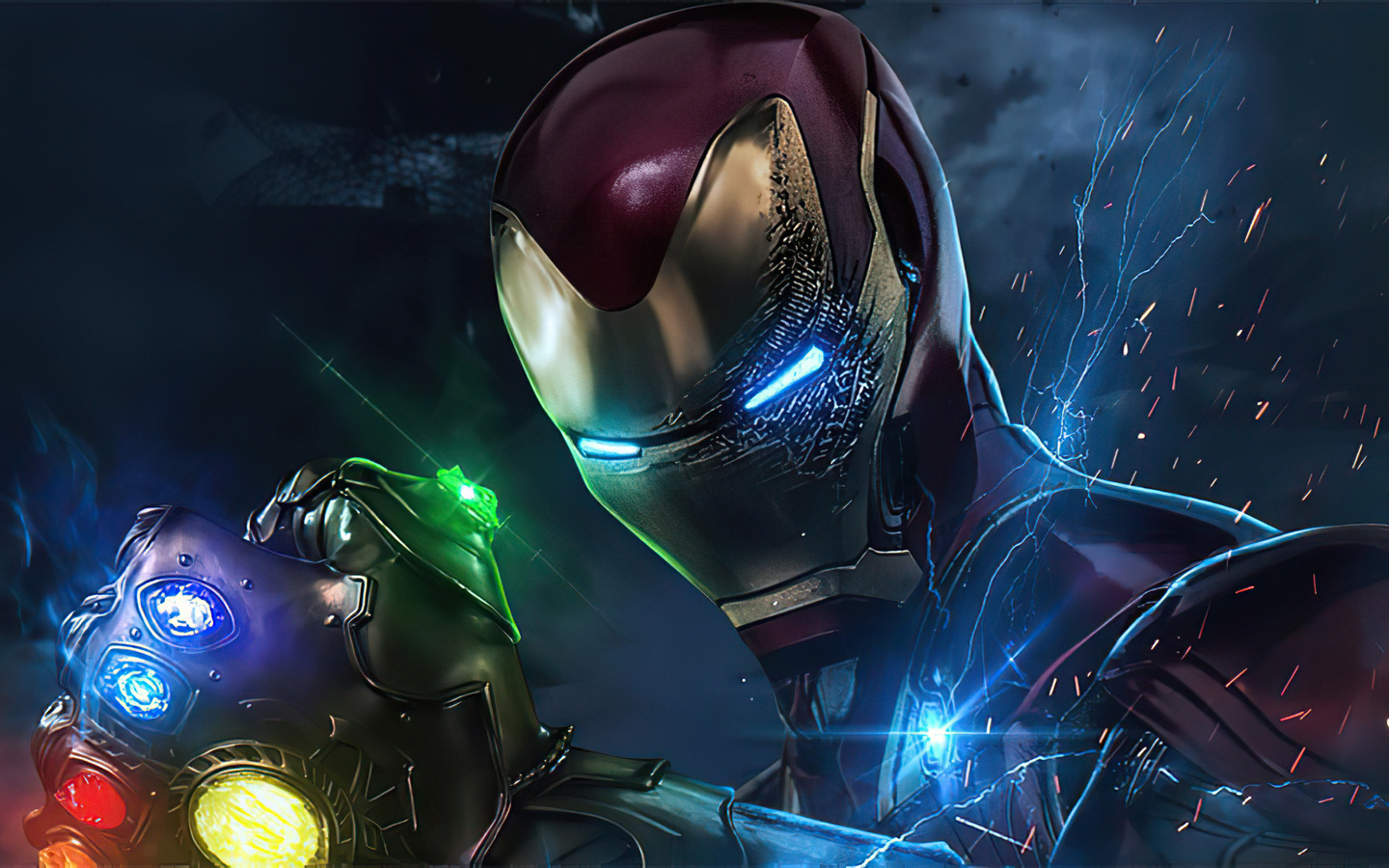 1440x900 Iron Man Thanos Infinity Gauntlet Wallpaper,1440x900 ...