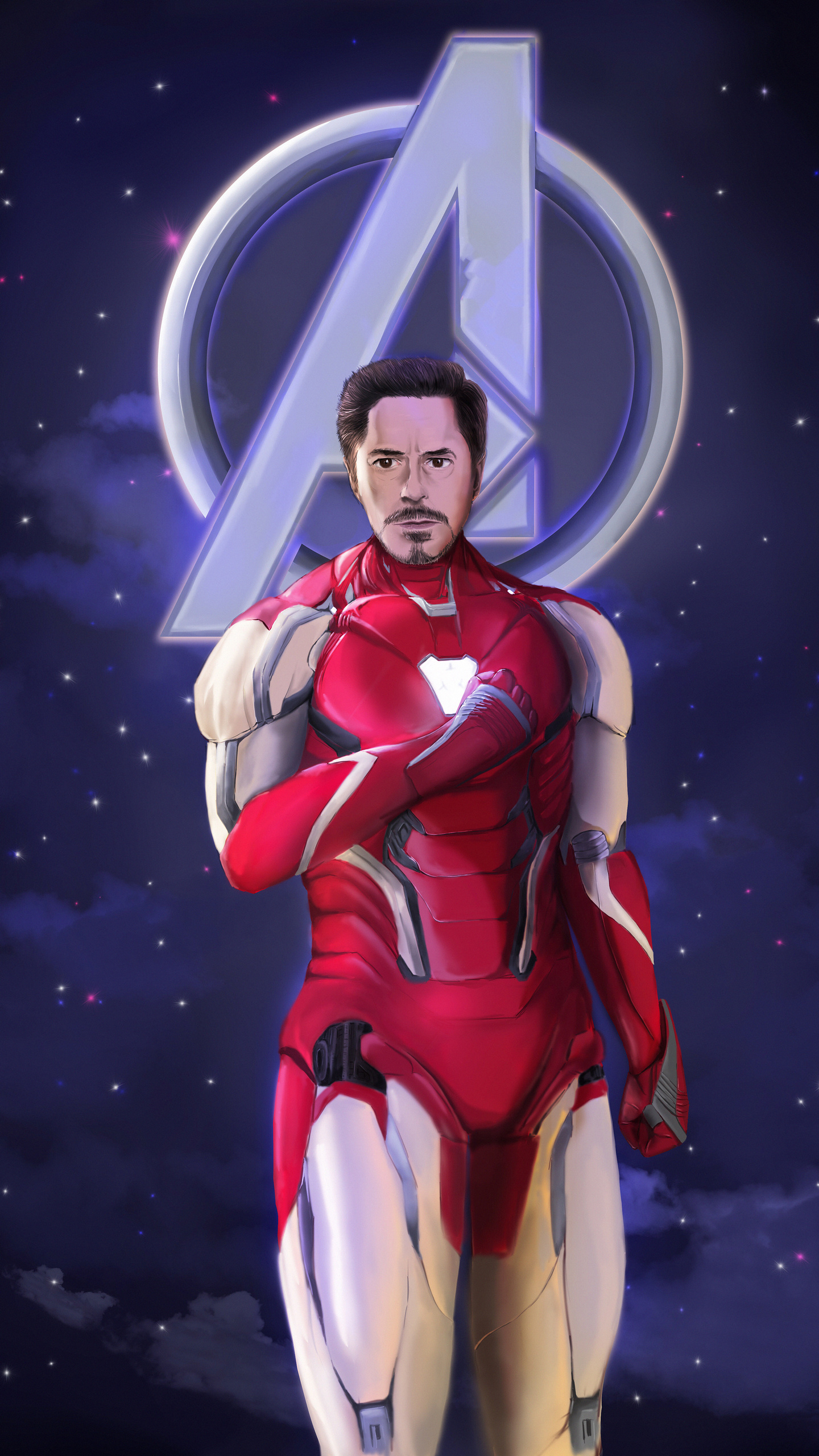 1440x2560 Iron Man Tony Art Samsung Galaxy S6,S7 ,Google Pixel XL ...