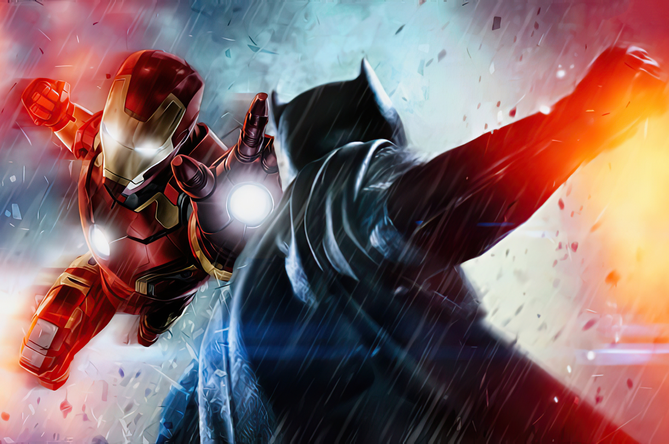 Iron Man Vs Batman 4k In 2560x1700 Resolution. iron-man-vs-batman-4k-dj.j.....