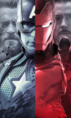 240x400 Iron Man X Captian America Acer E100,Huawei,Galaxy S Duos,LG ...