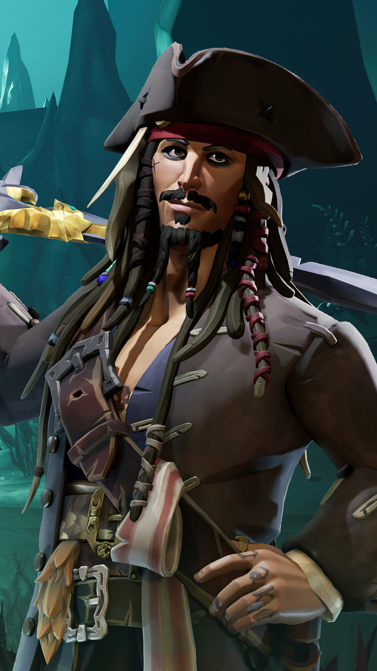 750x1334 Jack Sparrow In Sea Of Thieves IPhone 6 IPhone 6S IPhone 7 