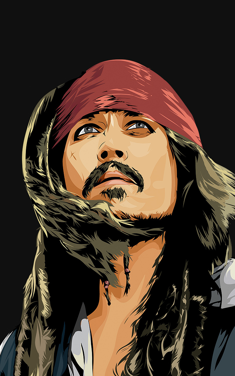 800x1280 Jack Sparrow Minimal Art 4k Nexus 7,Samsung Galaxy Tab 10 ...