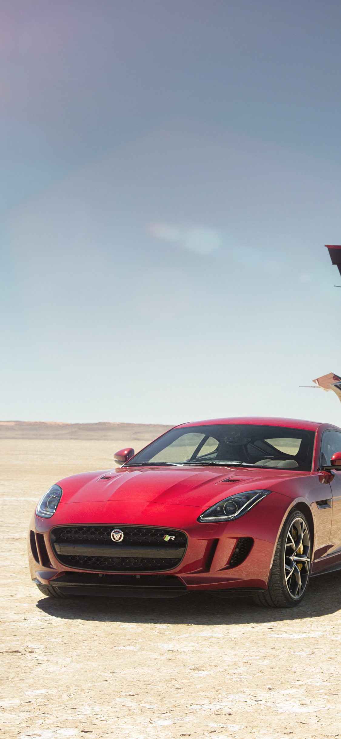 1125x2436 Jaguar F Type With Jet Iphone XS,Iphone 10,Iphone X ,HD 4k