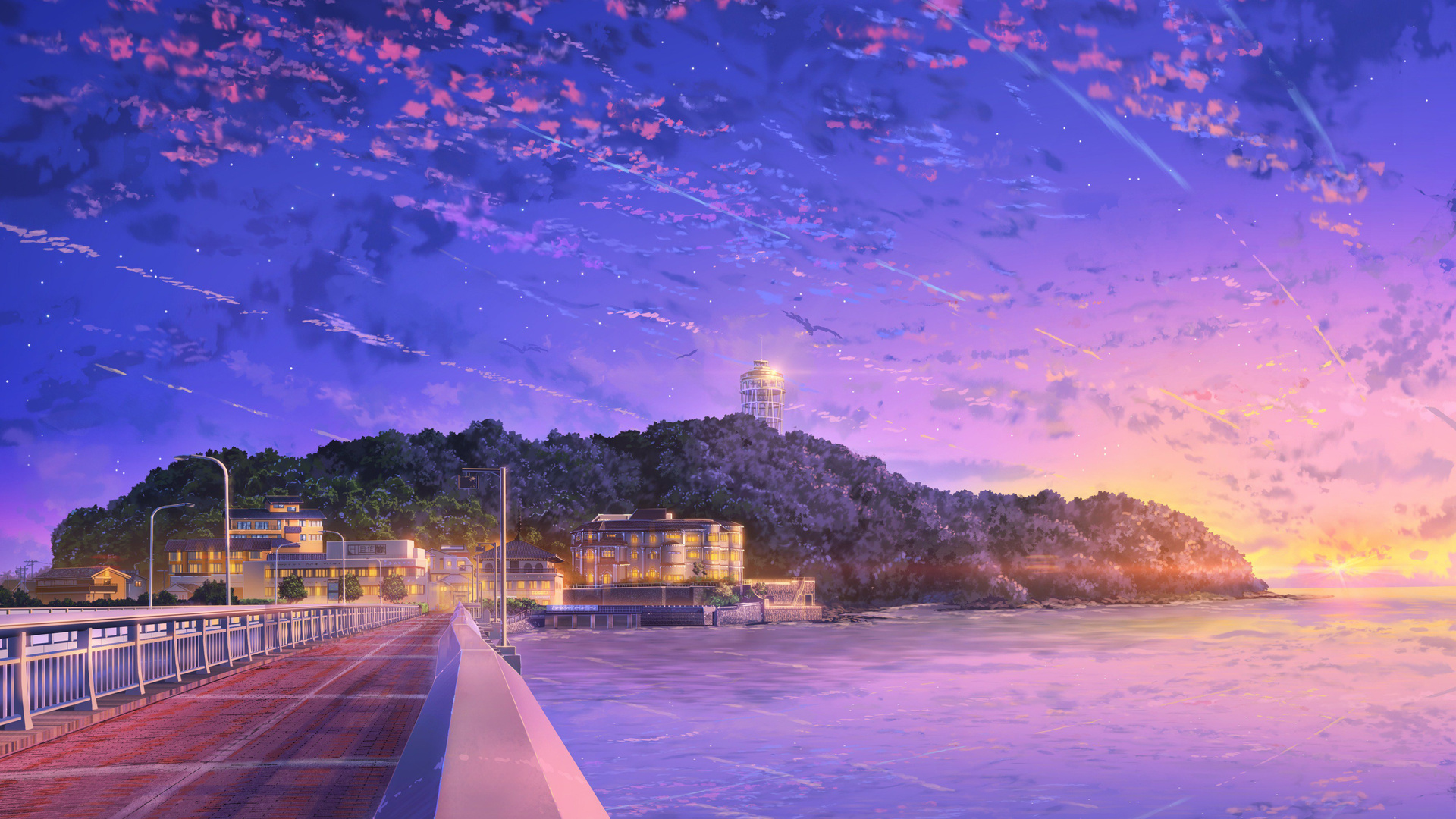 anime landscape wallpaper 1080p