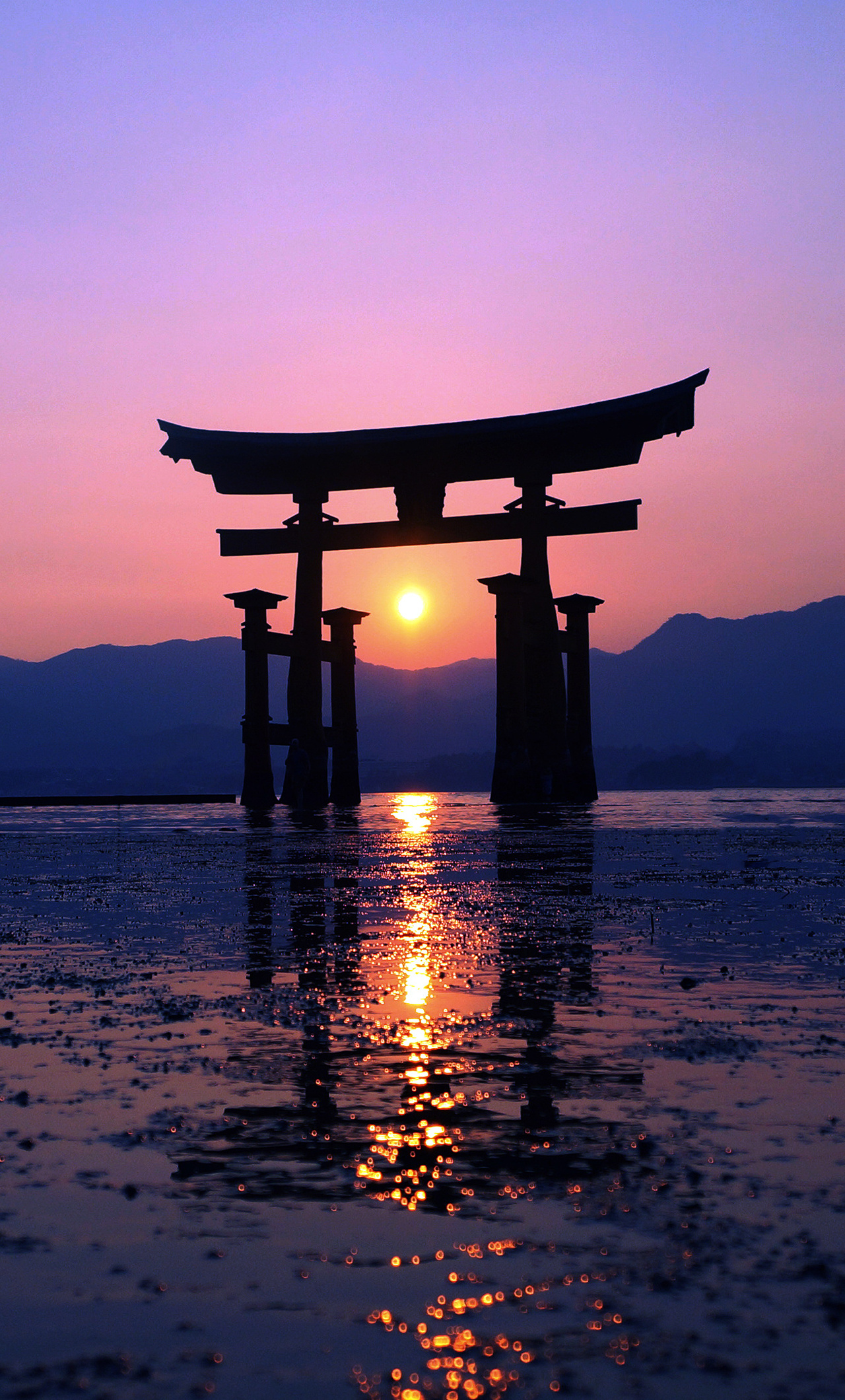 1280x2120 Japan Sunset Purple Evening 4k iPhone 6 HD 4k Wallpapers  Images Backgrounds Photos and Pictures