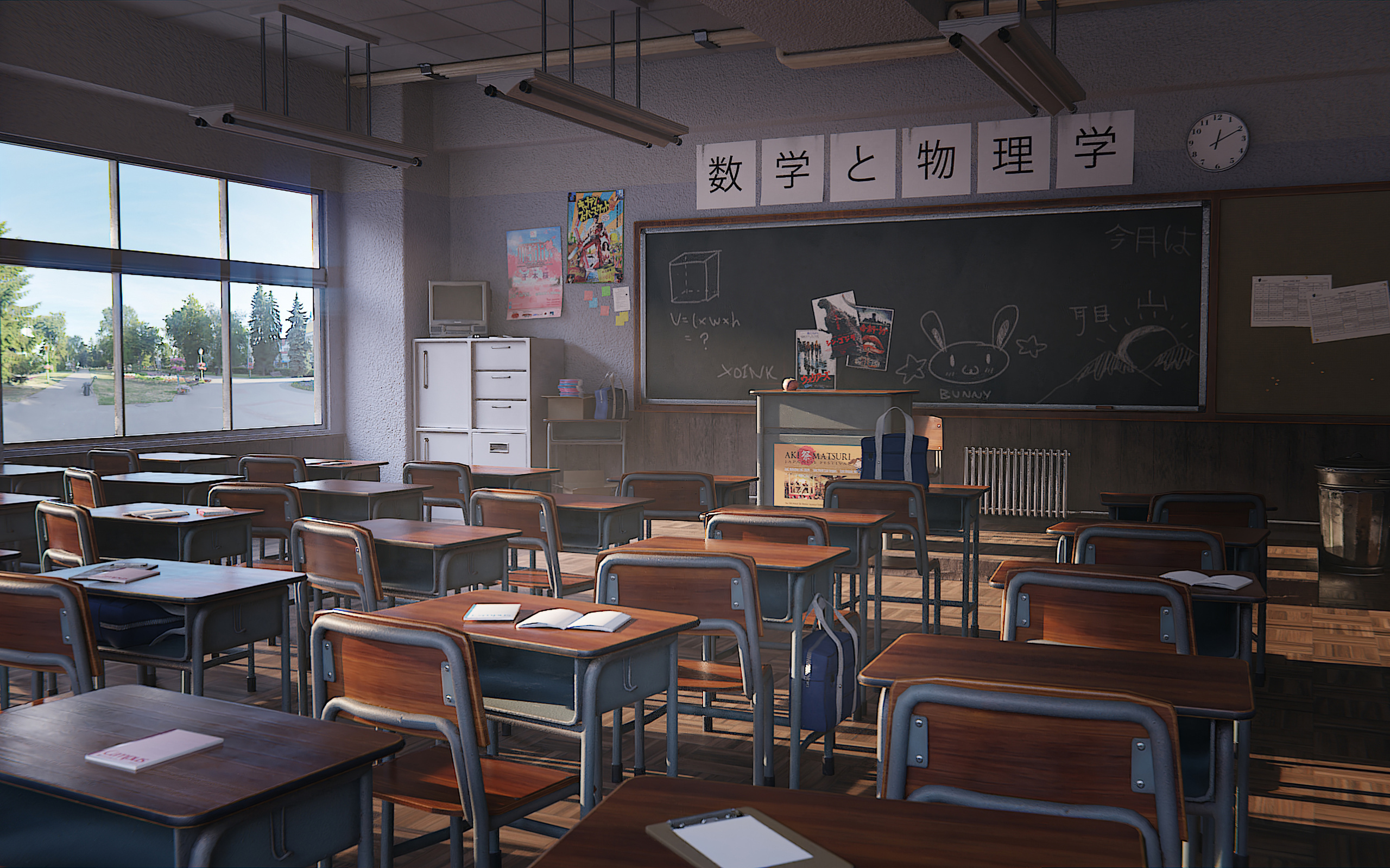 2560x1600 Japanese Classroom 4k Wallpaper,2560x1600 Resolution HD 4k