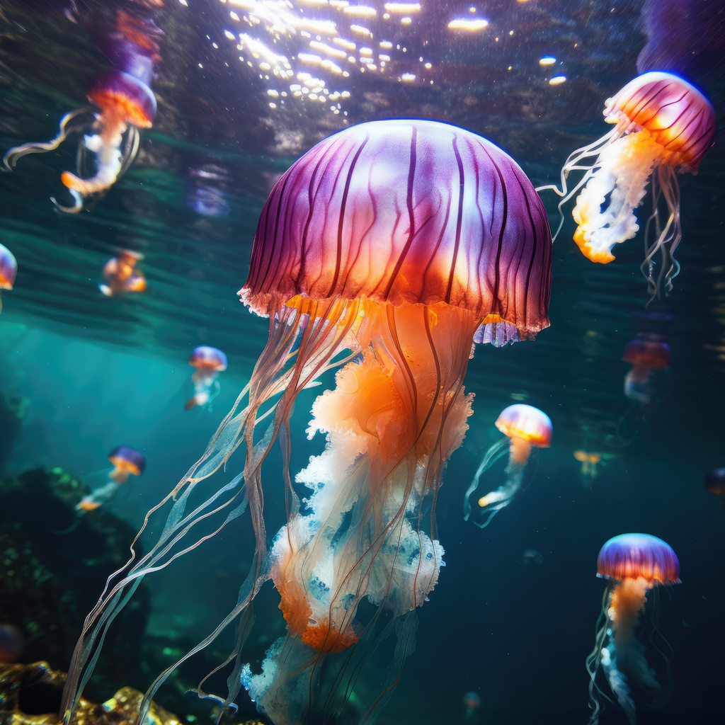 1024x1024 Jellyfish World 1024x1024 Resolution HD 4k Wallpapers, Images