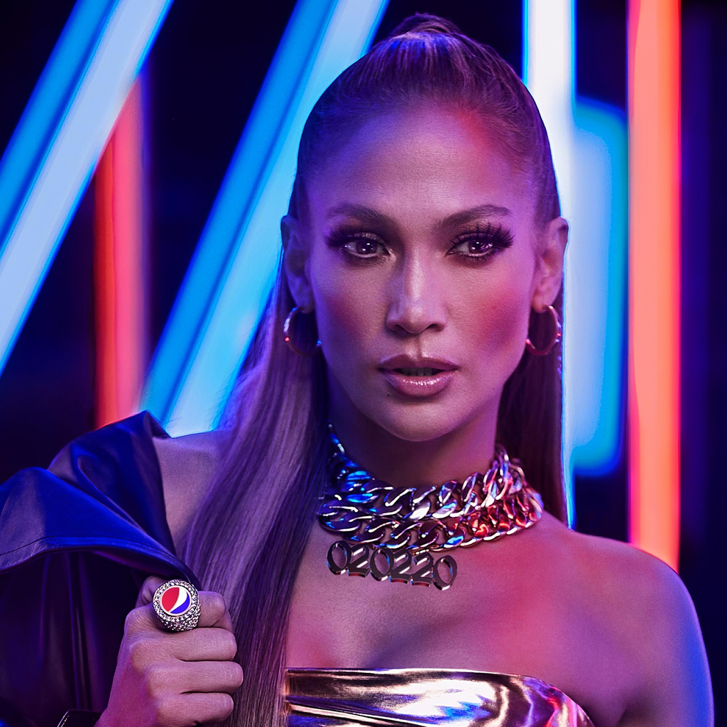 1024x1024 Jennifer Lopez NFL Super Bowl LIV 2019 1024x1024 Resolution ...