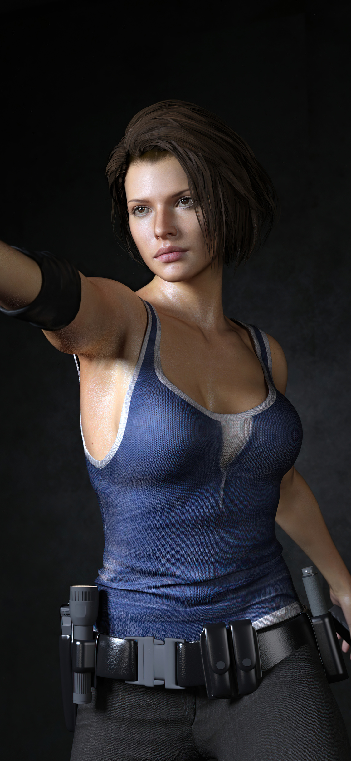 1125x2436 Jill Valentine Cgi Art 4k Iphone XS,Iphone 10,Iphone X ,HD 4k