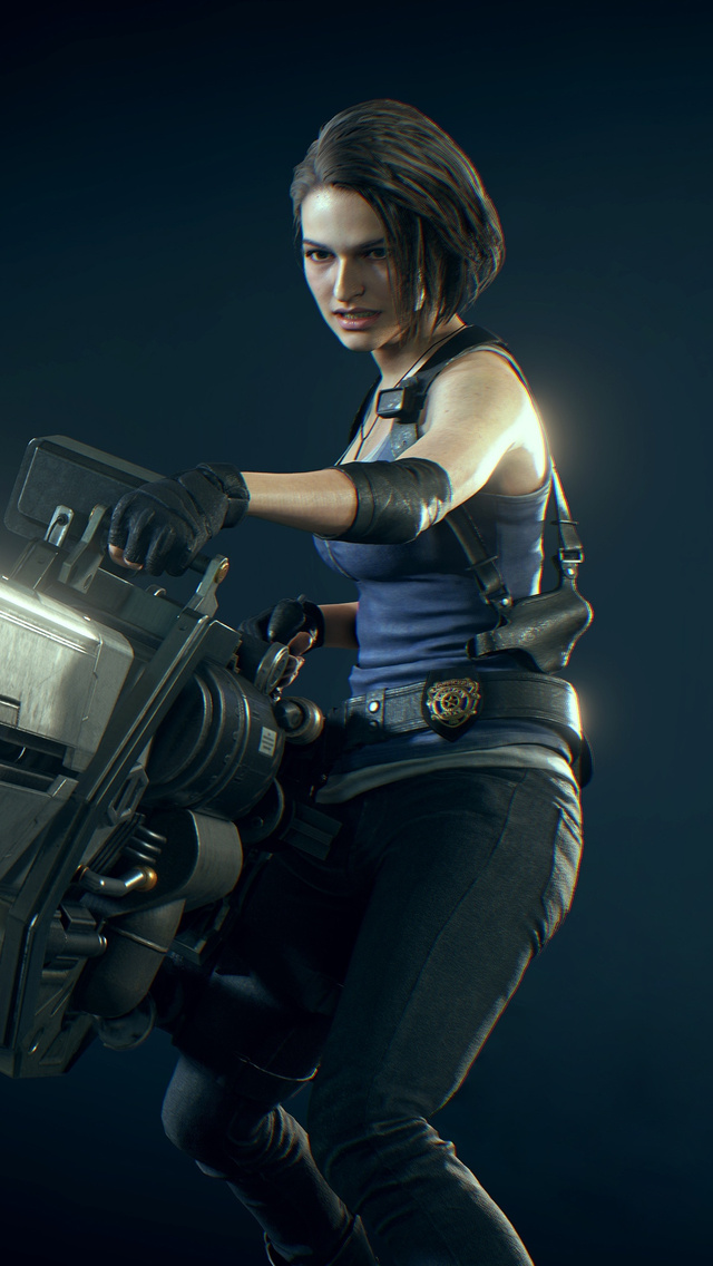 640x1136 Jill Valentine Resident Evil 3 2020 iPhone 5,5c,5S,SE ,Ipod ...