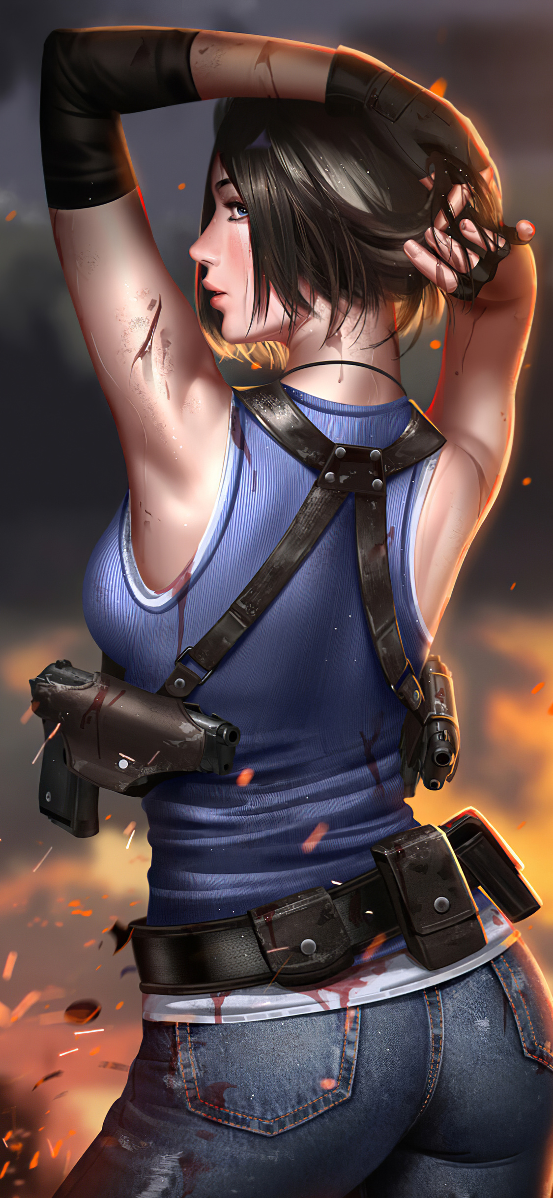 jill valentine resident evil 3 iPhone X Wallpapers Free Download