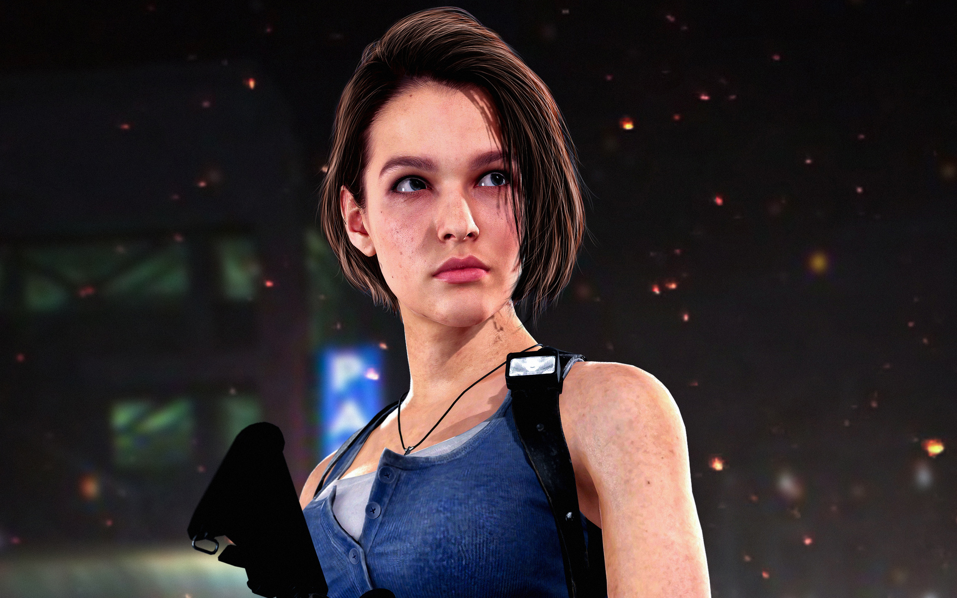 1920x1200 Jill Valentine Resident Evil 3 4k Artwork 1080P Resolution
