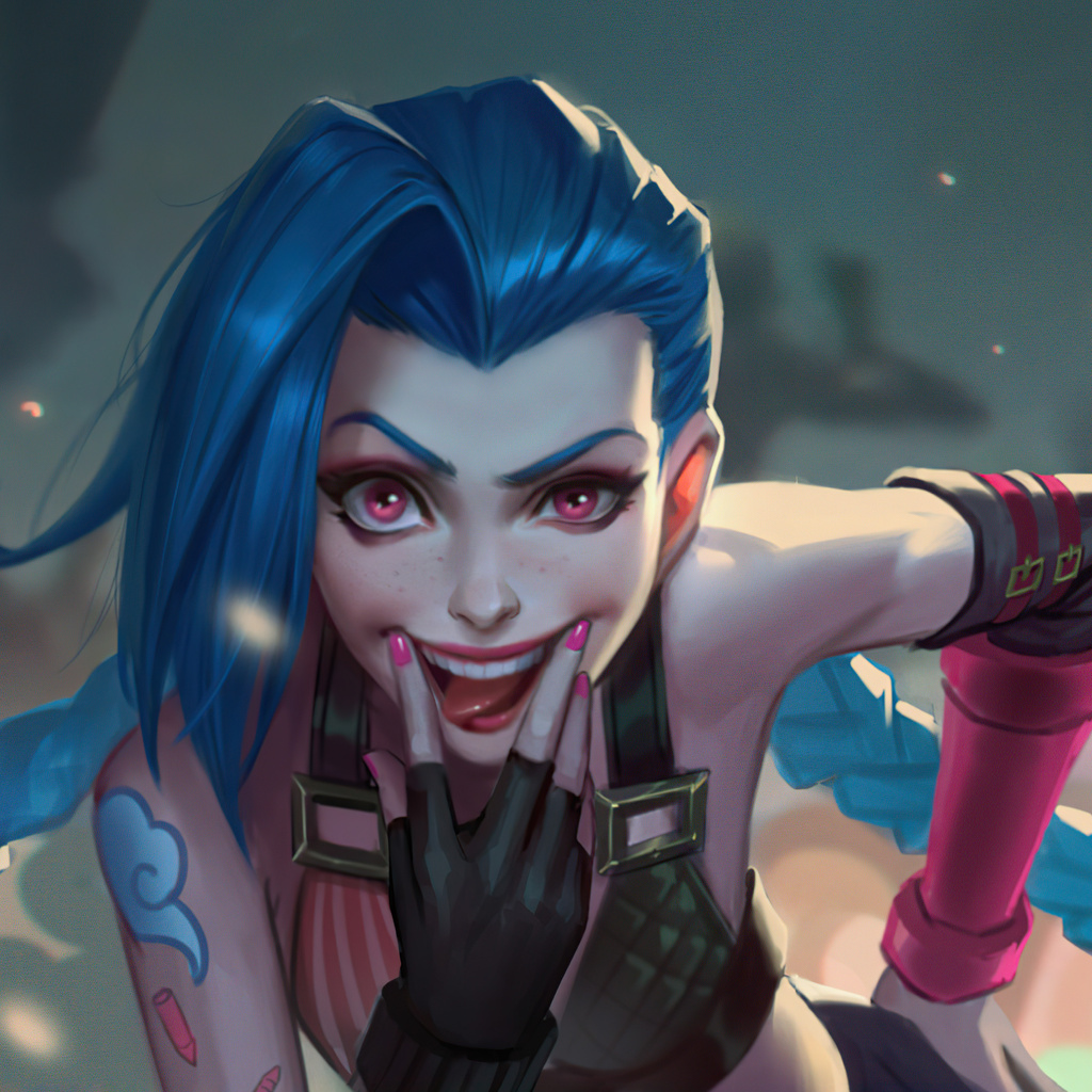 1024x1024 Jinx Crazy 1024x1024 Resolution HD 4k Wallpapers, Images ...