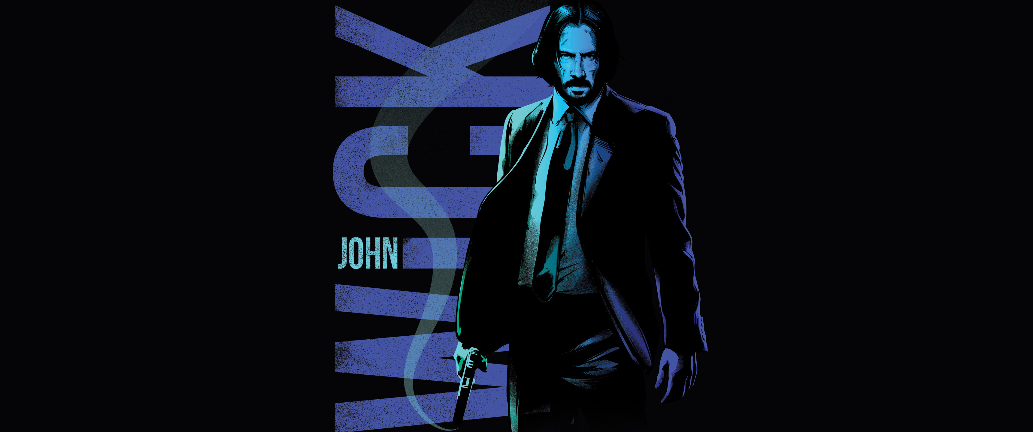 3440x1440 John Wick 5k Artwork UltraWide Quad HD 1440P ,HD 4k ...