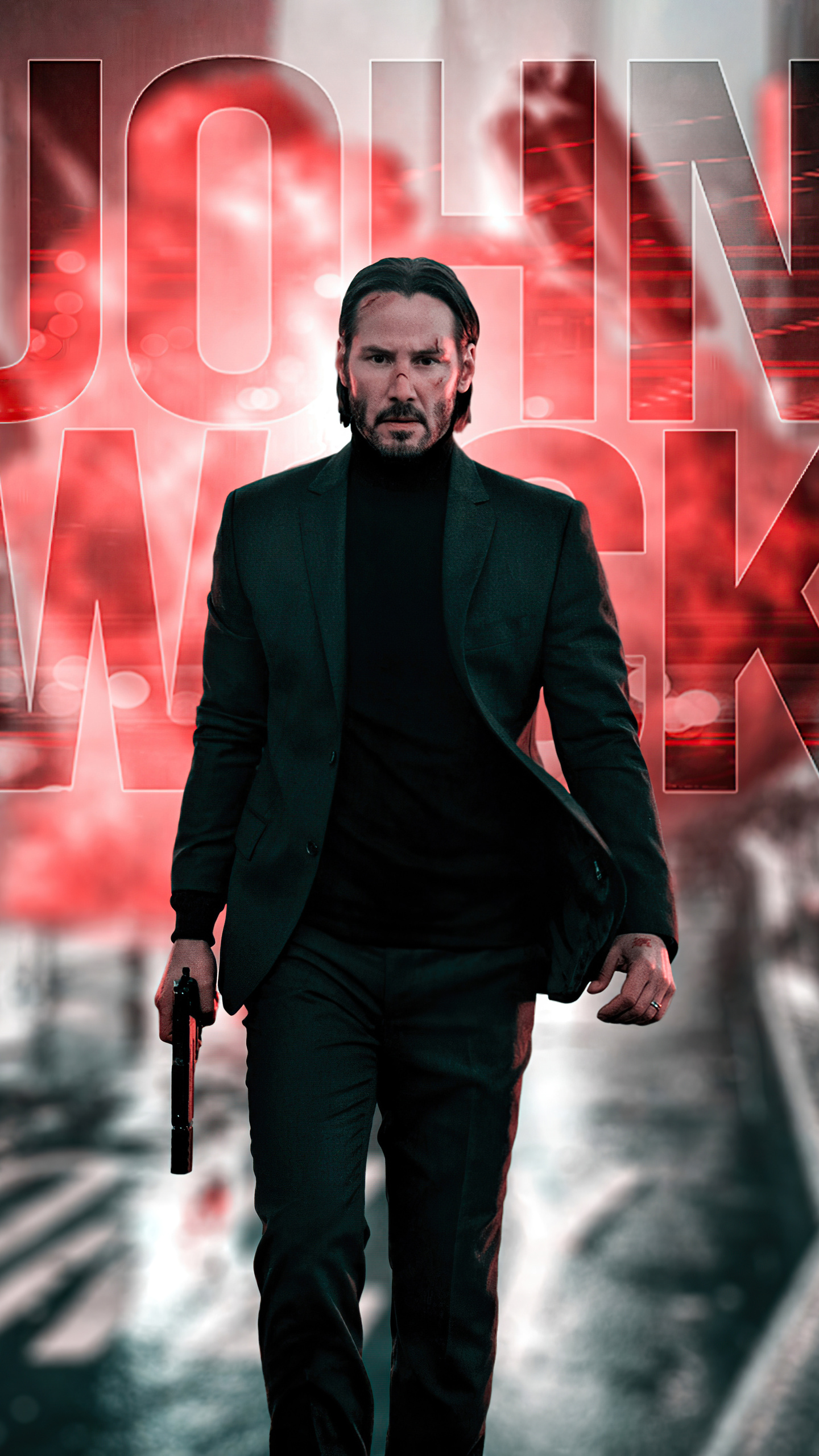 1440x2560 John Wick Keanu Reeves 5k Samsung Galaxy S6,S7 ,Google Pixel ...