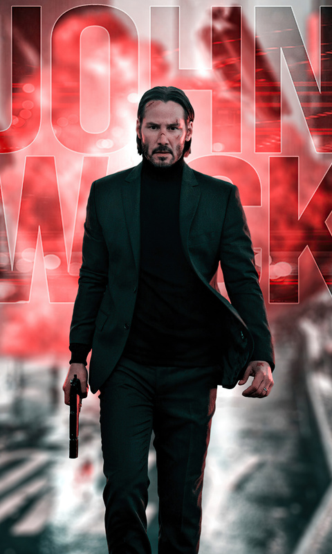 480x800 John Wick Keanu Reeves 5k Galaxy Note,HTC Desire,Nokia Lumia ...