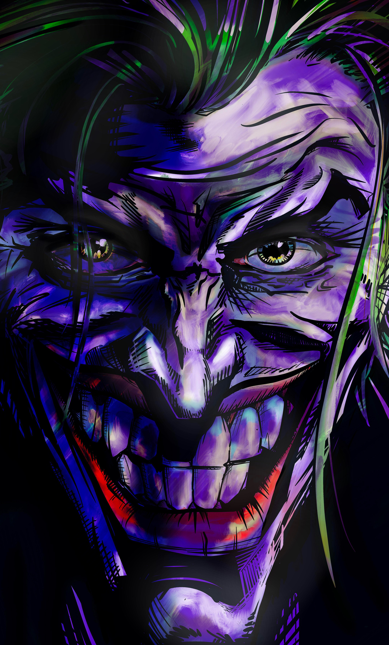 1280x2120 Joker 5k Sketch Artwork iPhone 6+ HD 4k Wallpapers, Images ...