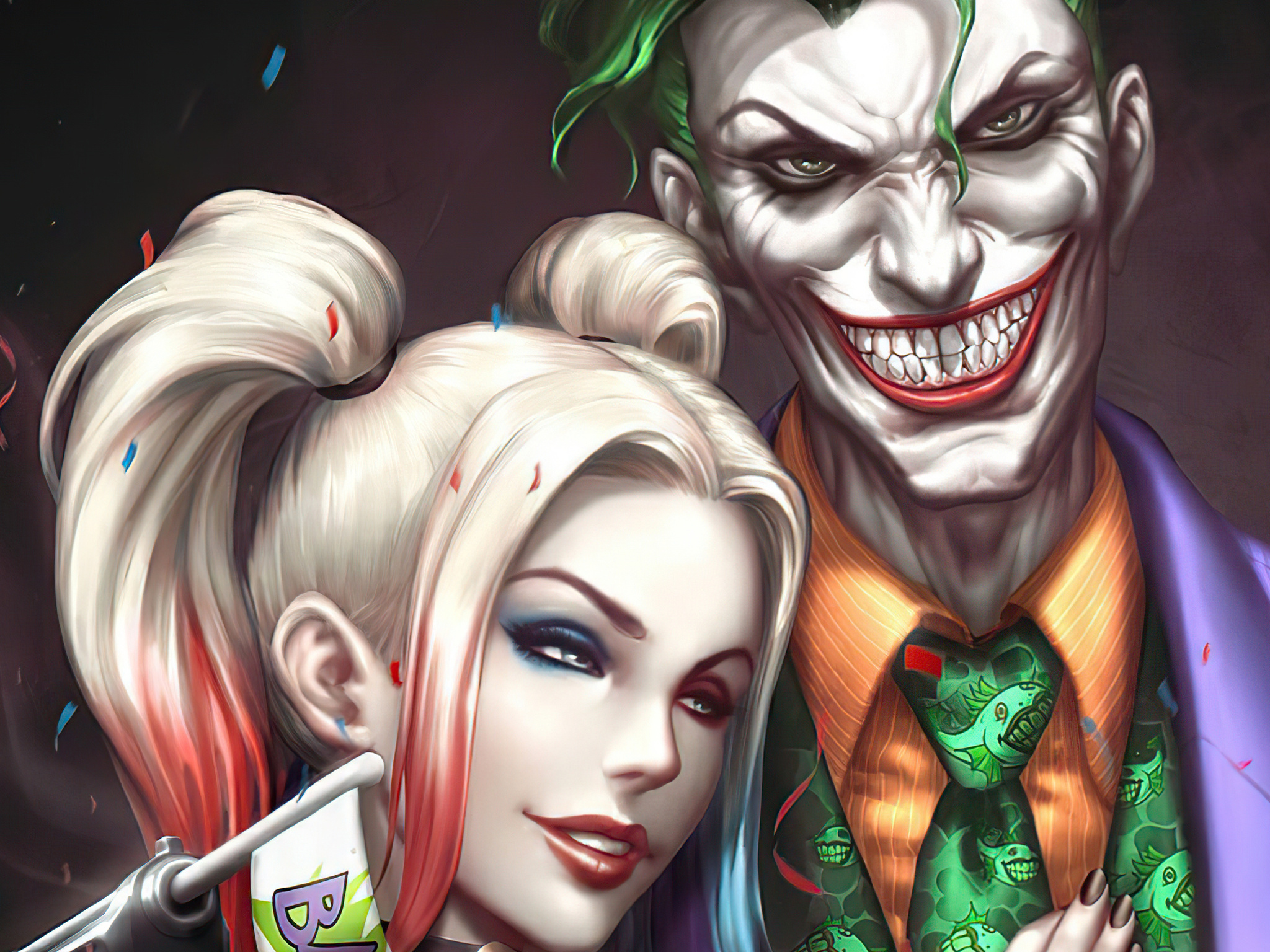 2048x1536 Joker And Harley Quinn Love 4k 2048x1536 Resolution HD 4k ...