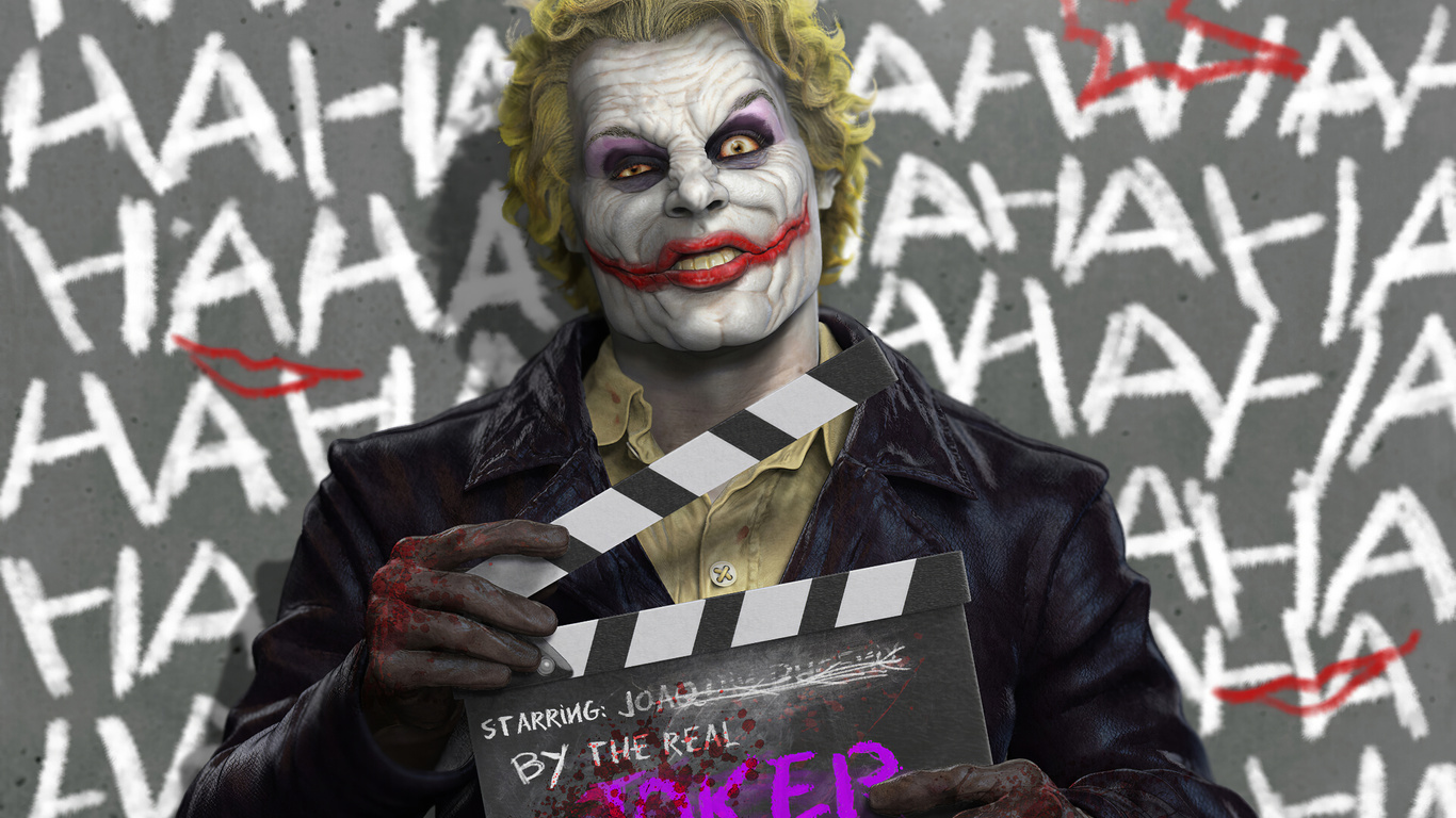 1366x768 Joker By Real Laptop HD ,HD 4k Wallpapers,Images,Backgrounds