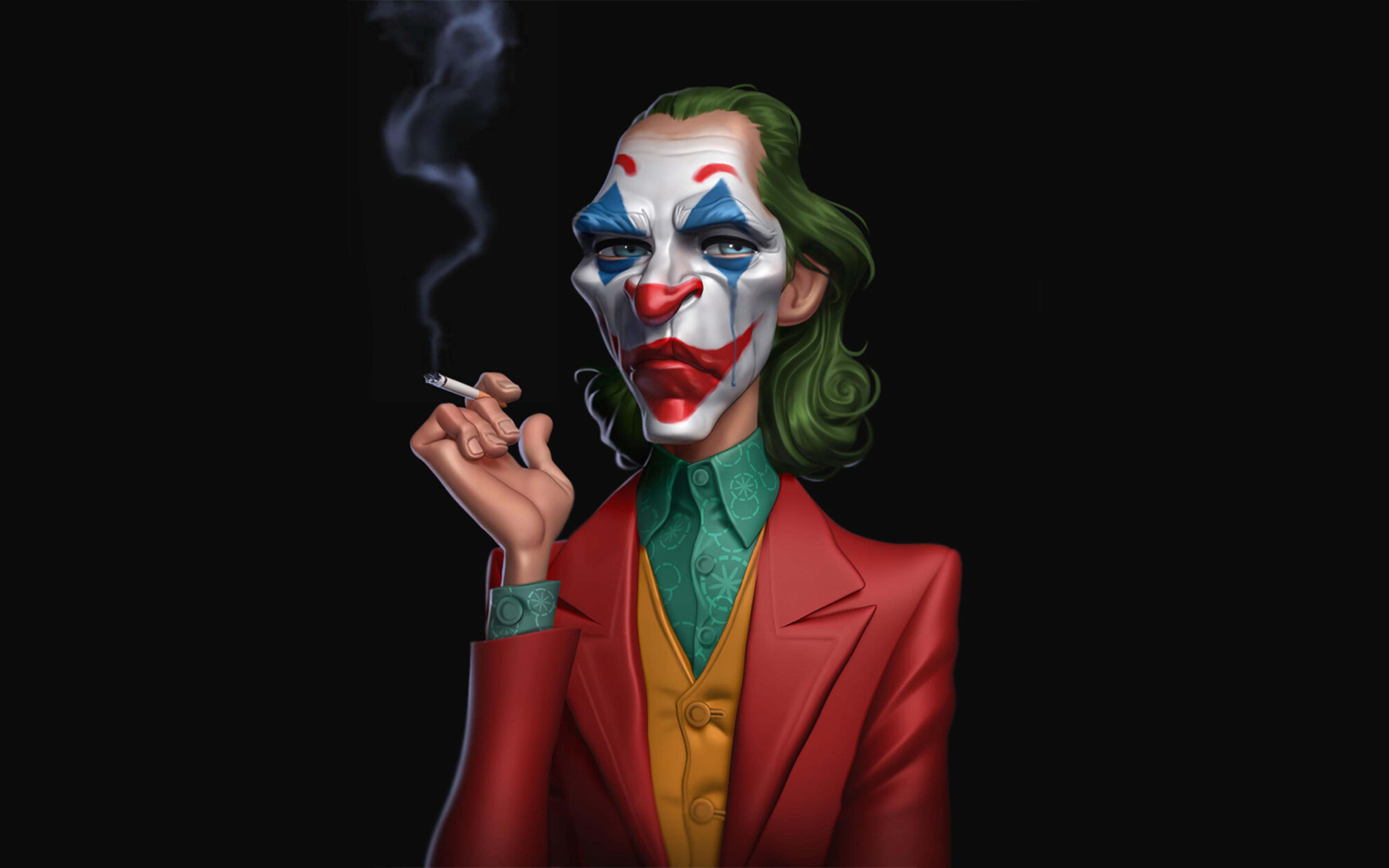 3840x2400 Joker Cigratte Smoking Time 4k HD 4k Wallpapers, Images ...