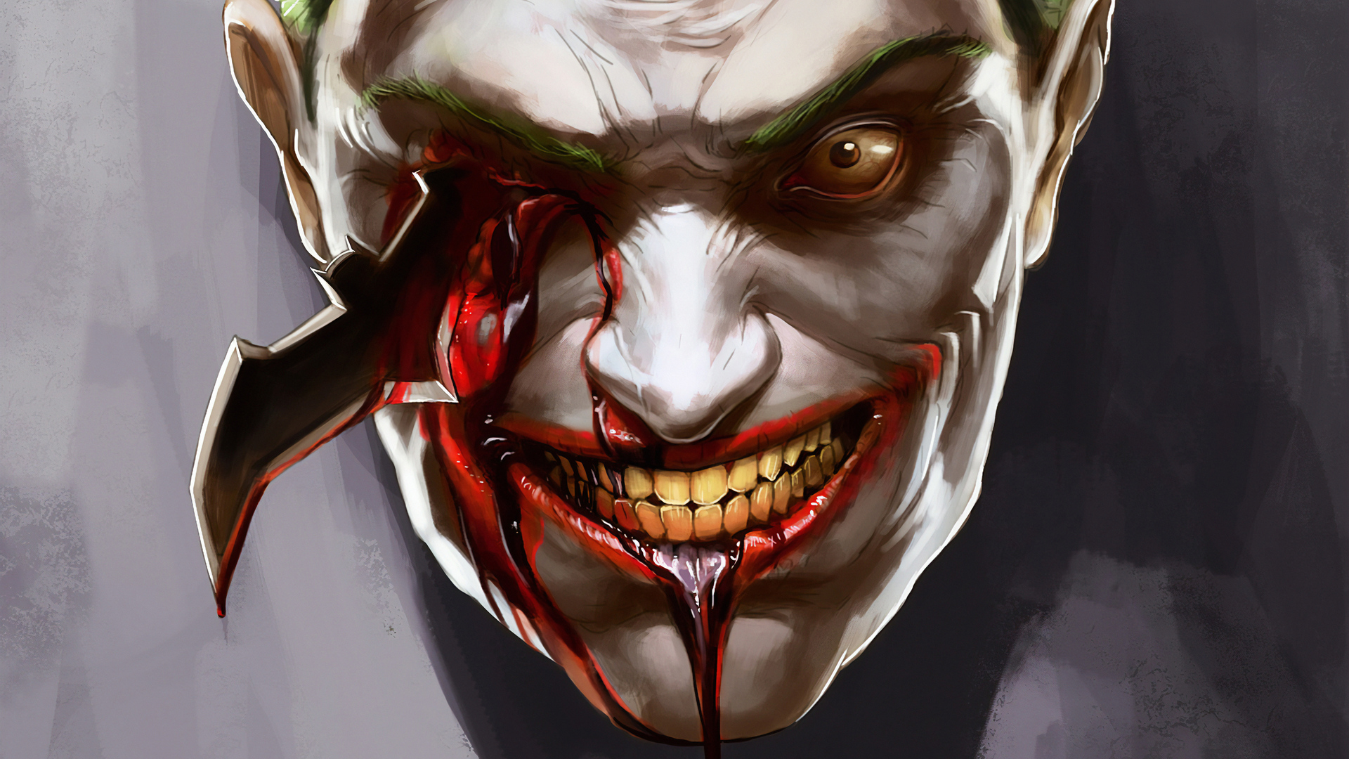 Joker Eye Destroyed With Batrage