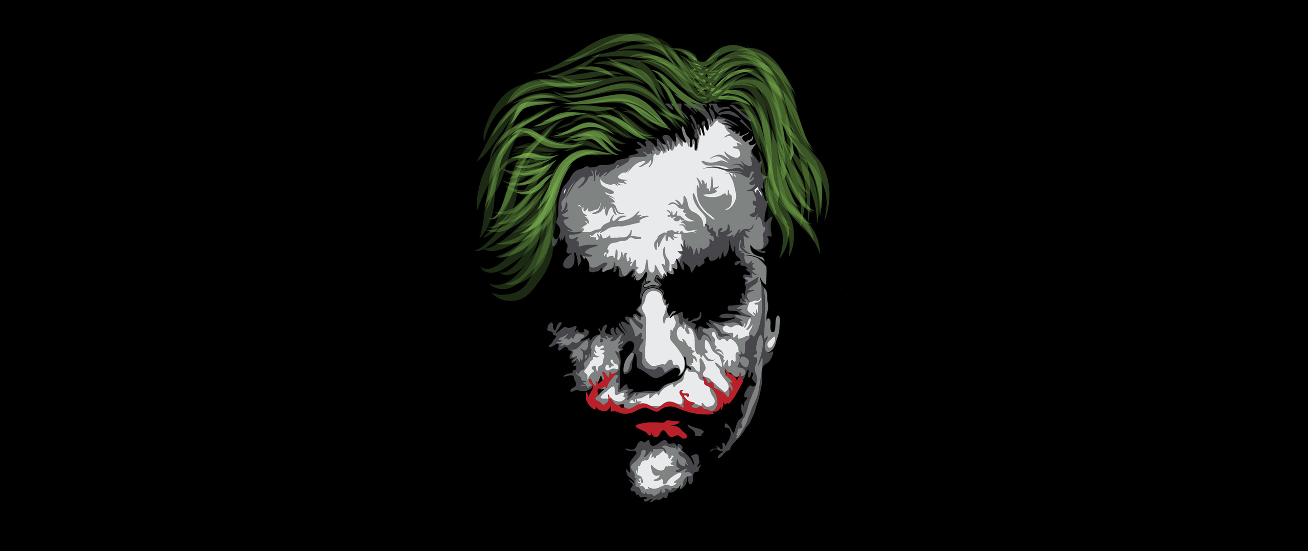 2560x1080 Joker Face Minimalism 2560x1080 Resolution HD 4k Wallpapers ...