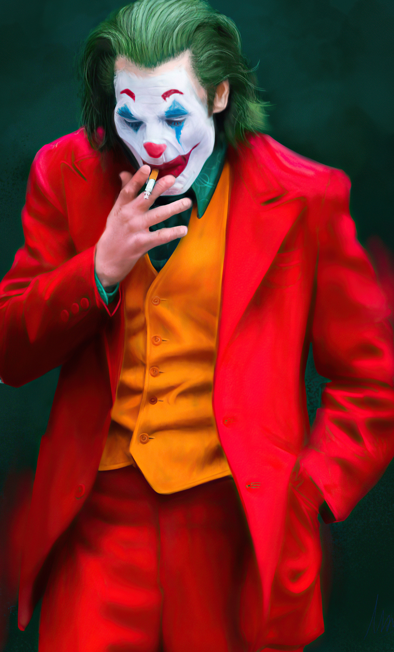 1280x2120 Joker Smoker 4k 2020 Iphone 6 Hd 4k Wallpapers Images