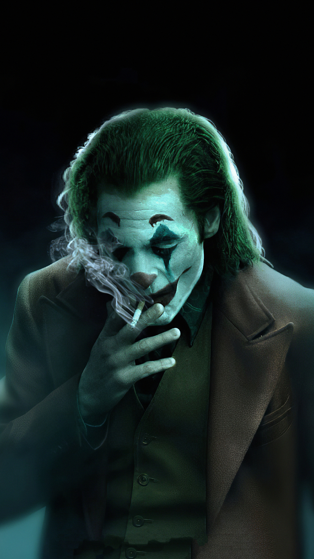 1080x1920 Joker Smoker Art 4k Iphone 7,6s,6 Plus, Pixel xl ,One Plus 3,3t,5  HD 4k Wallpapers, Images, Backgrounds, Photos and Pictures