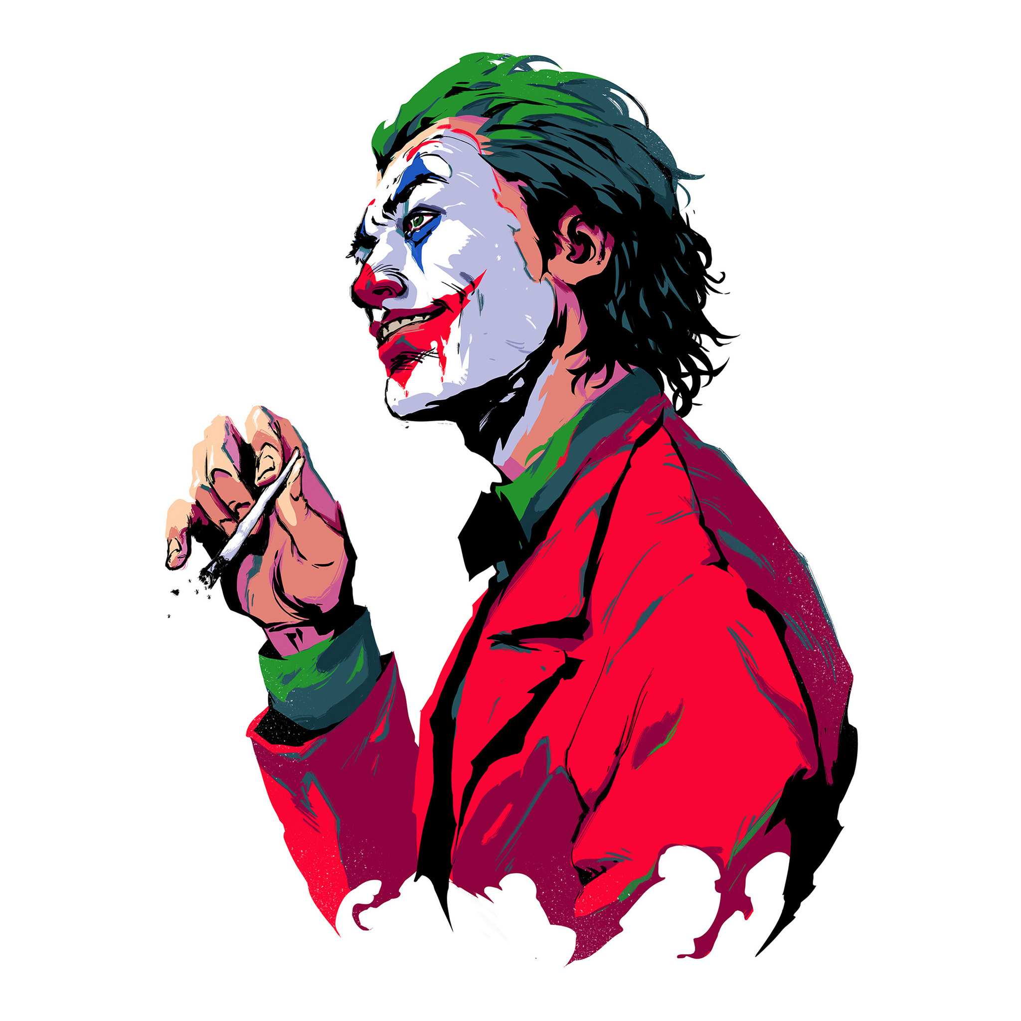 2048x2048 Joker Smoker Boy 4k Ipad Air HD 4k Wallpapers, Images,  Backgrounds, Photos and Pictures