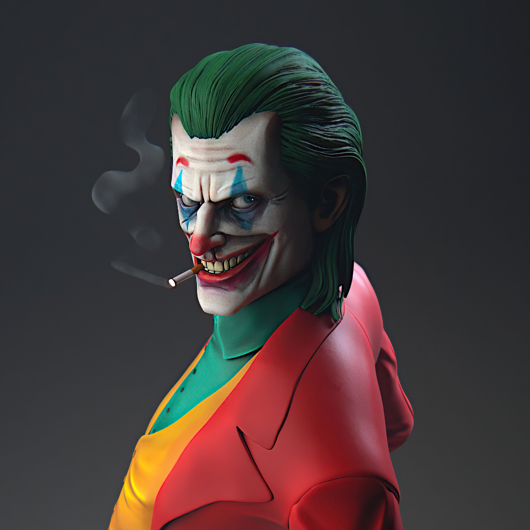 2048x2048 Joker Smoking 5k Ipad Air HD 4k Wallpapers, Images, Backgrounds,  Photos and Pictures