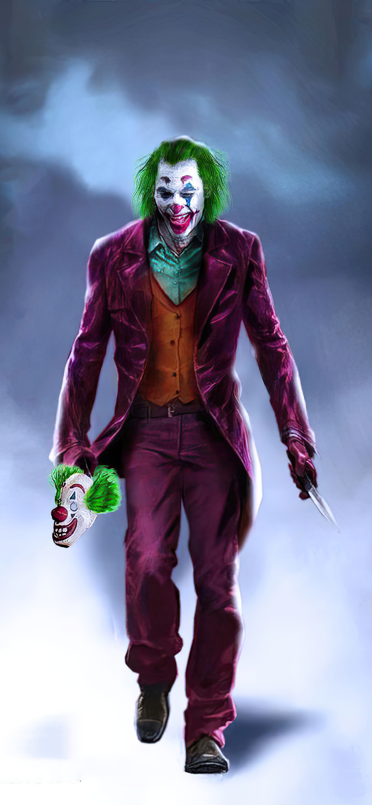 1242x2688 Joker Walk With Smile Iphone XS MAX HD 4k ...