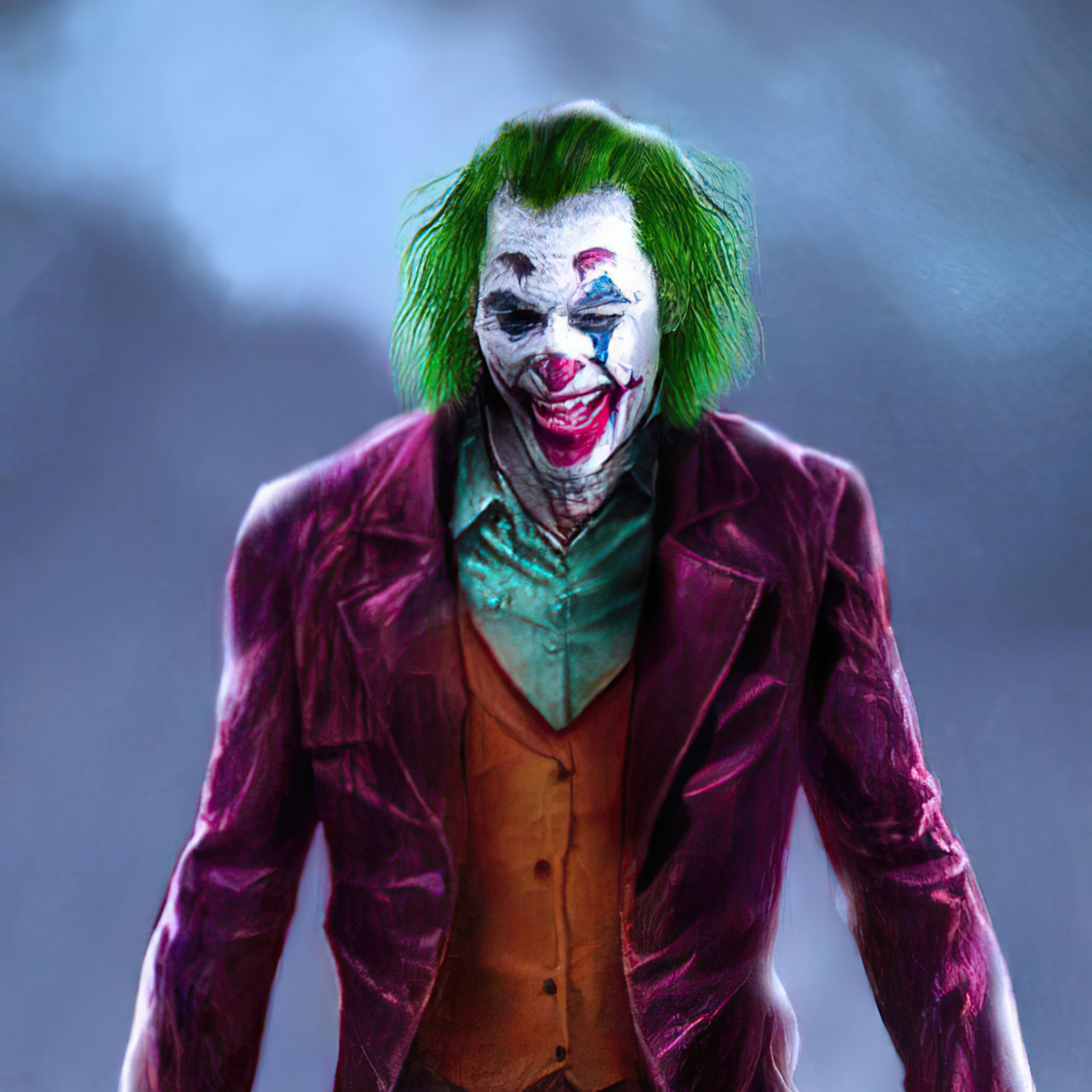 2048x2048 Joker Walk With Smile Ipad Air ,HD 4k Wallpapers,Images ...