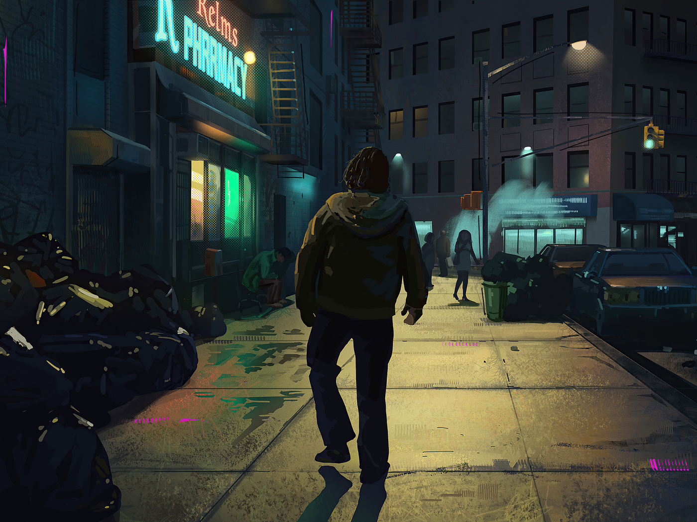 1400x1050 Joker Walking Alone City Night Wallpaper,1400x1050 Resolution ...