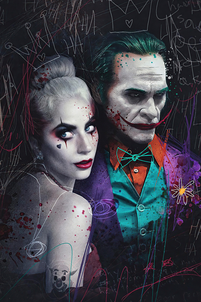 640x960 Joker X Harley Quin iPhone 4, iPhone 4S ,HD 4k Wallpapers ...