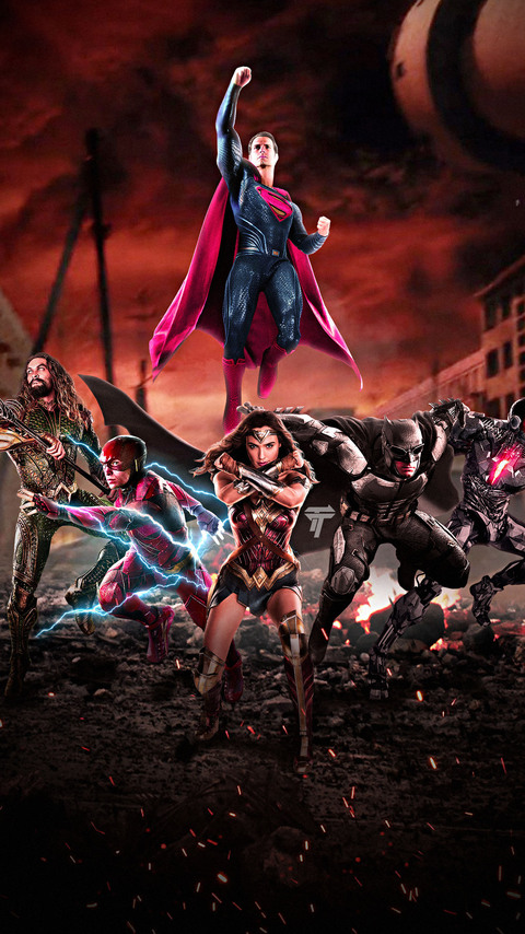 480x854 Justice League 2017 Fan Artwork Android One HD 4k Wallpapers,  Images, Backgrounds, Photos and Pictures