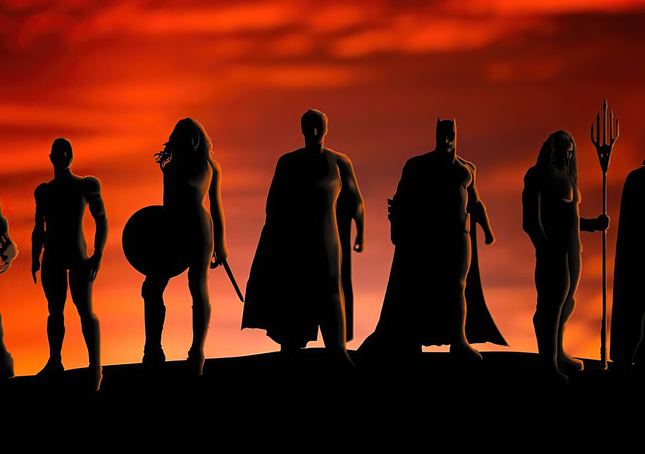 1280x900 Justice League Heroes Silhouette 5k 1280x900 Resolution HD 4k ...