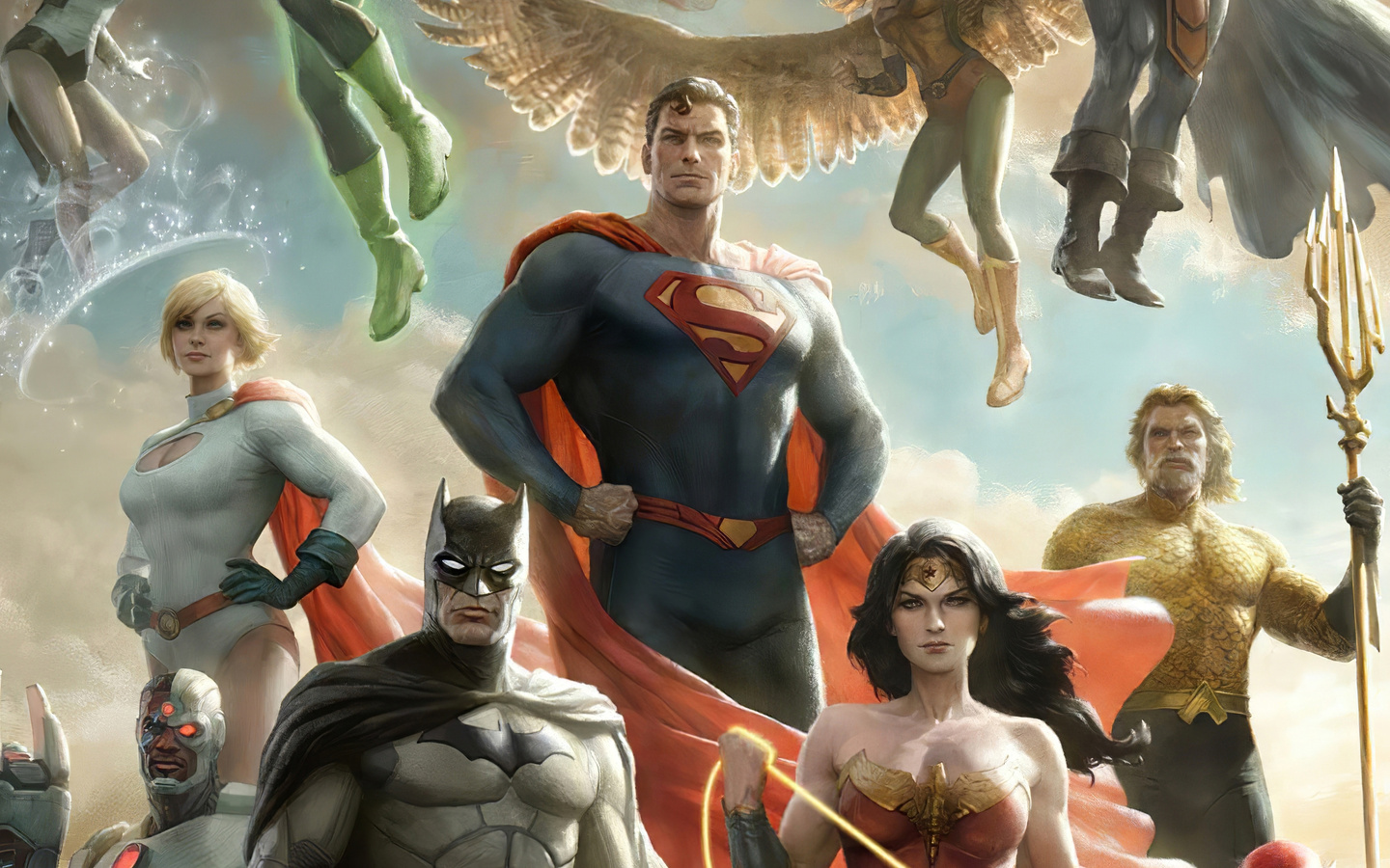 1440x900 Justice League Team Artwork Wallpaper,1440x900 Resolution HD ...