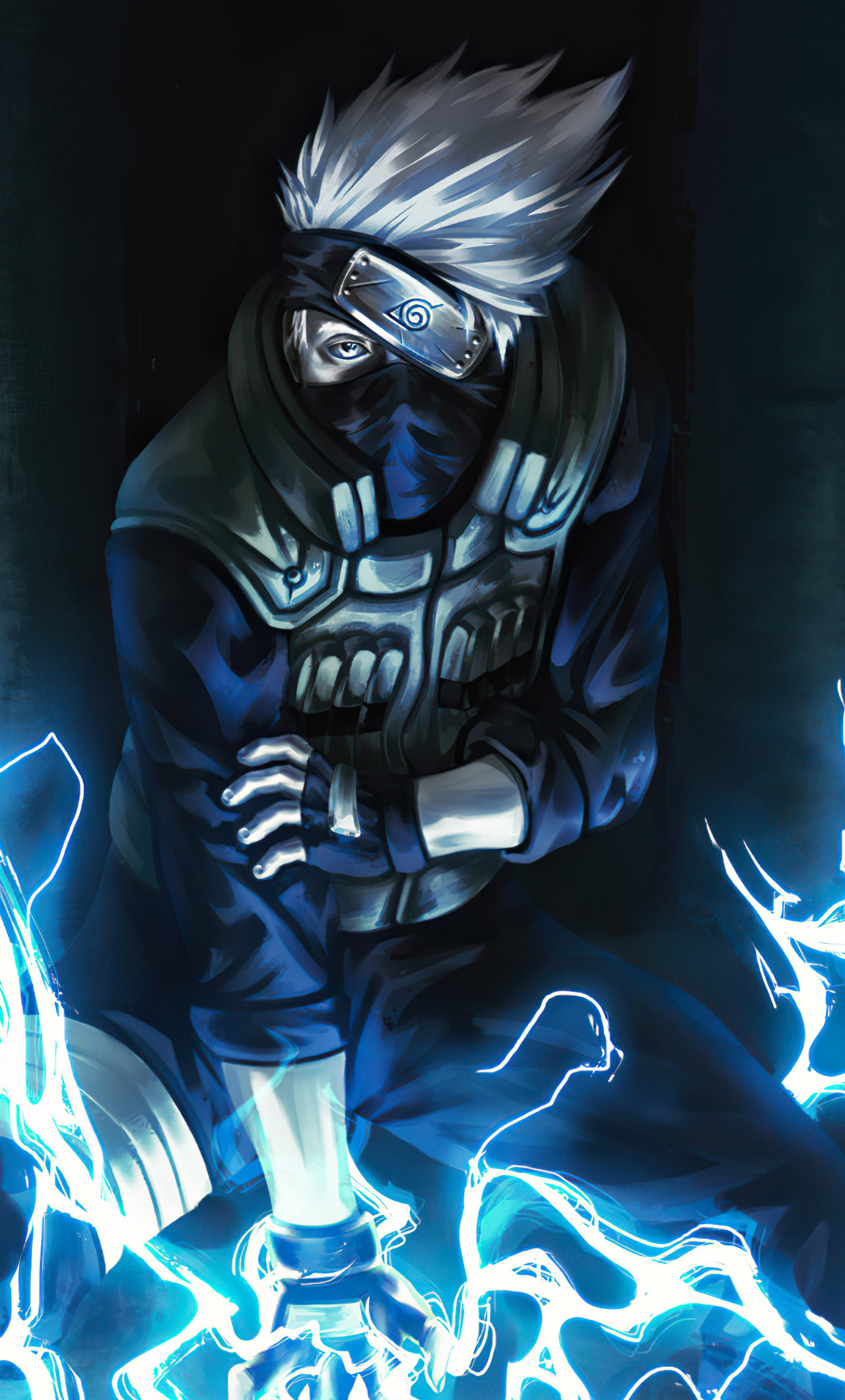 Kakashi, black, theme, HD phone wallpaper | Peakpx