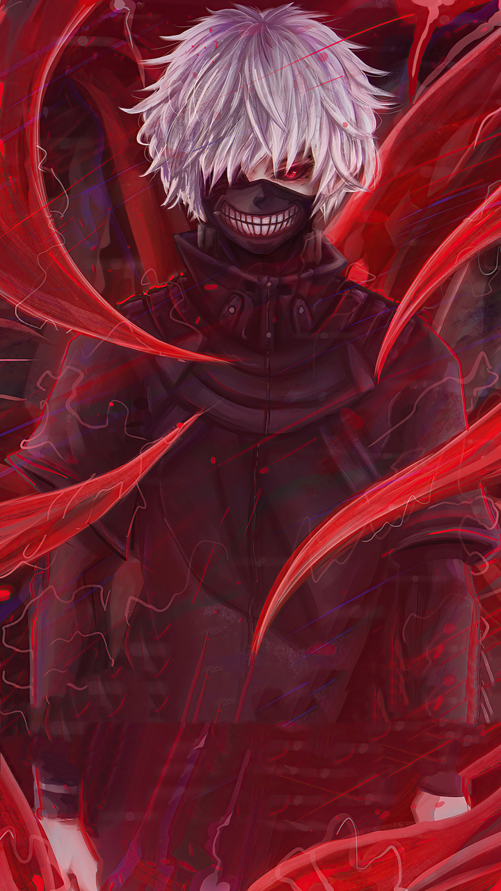 720x1280 Kaneki Fanart Moto G,X Xperia Z1,Z3 Compact,Galaxy S3,Note II ...