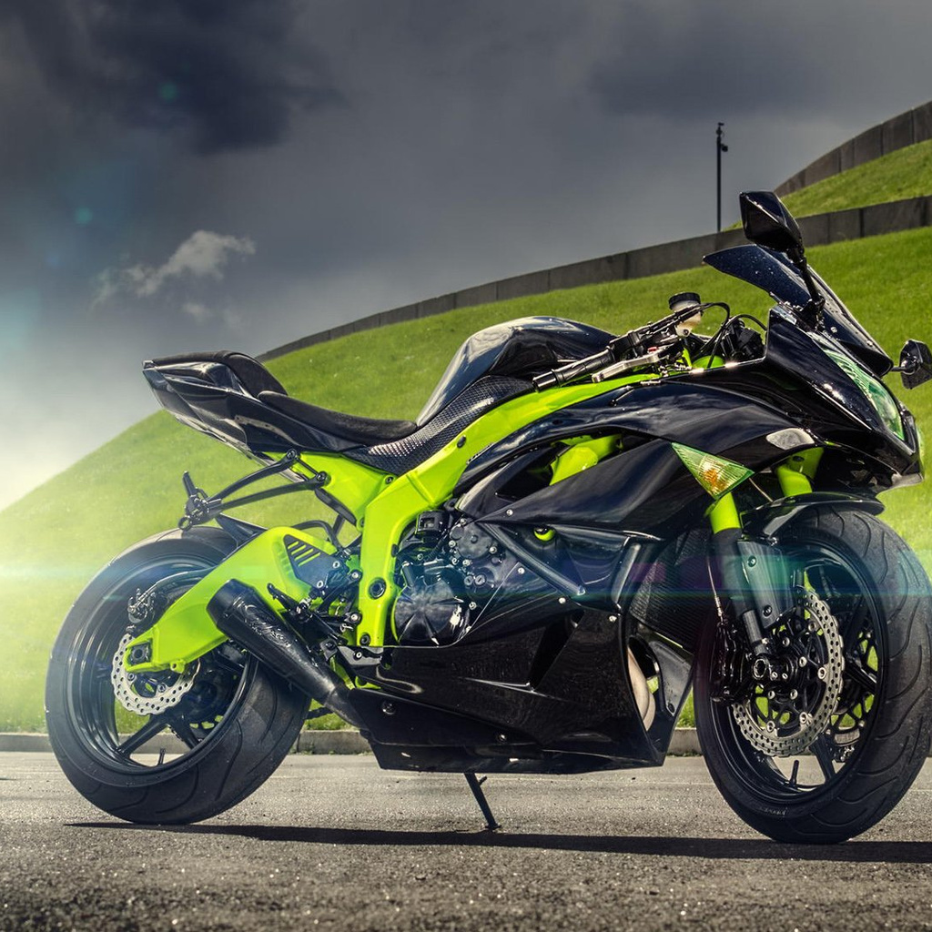 1024x1024 Kawasaki Ninja ZX6R 1024x1024 Resolution HD 4k Wallpapers ...