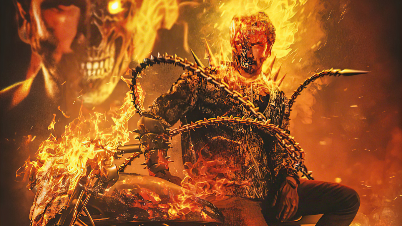 1366x768 Keanu Reeves As Ghost Rider 4k 1366x768 Resolution HD 4k Wallpapers,  Images, Backgrounds, Photos and Pictures