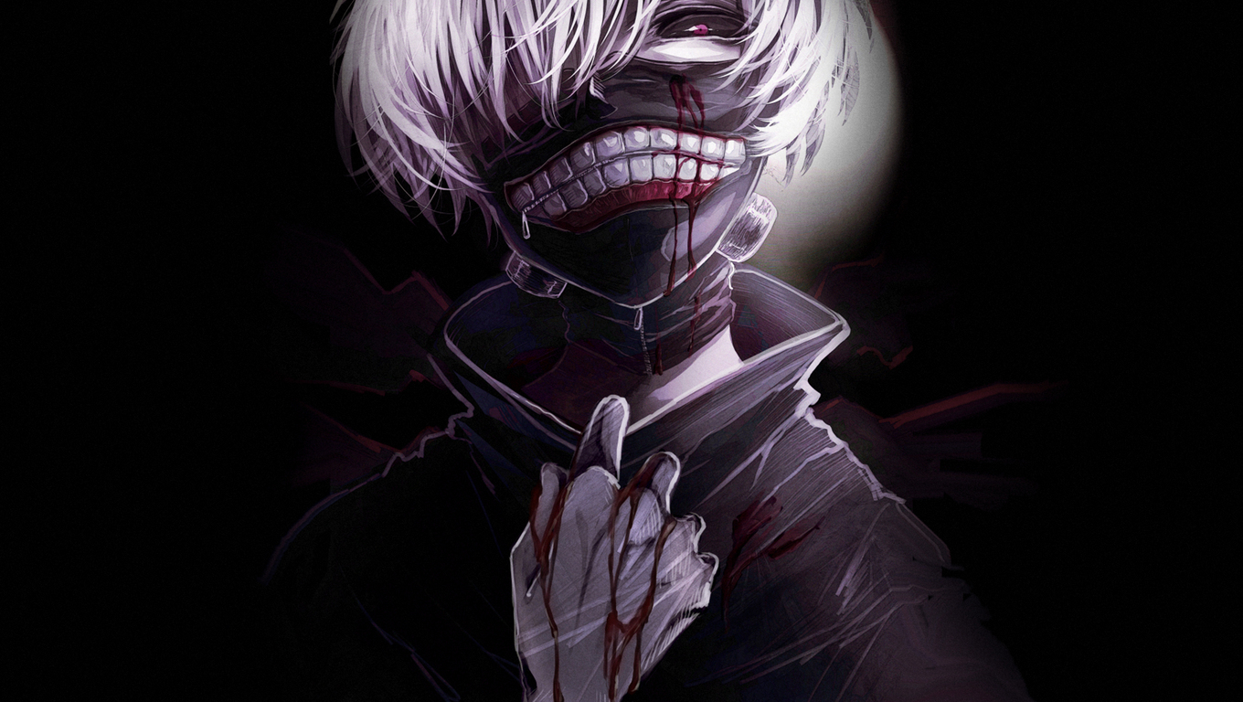 1360x768 Ken Kaneki Tokyo Ghoul Laptop HD HD 4k Wallpapers, Images,  Backgrounds, Photos and Pictures
