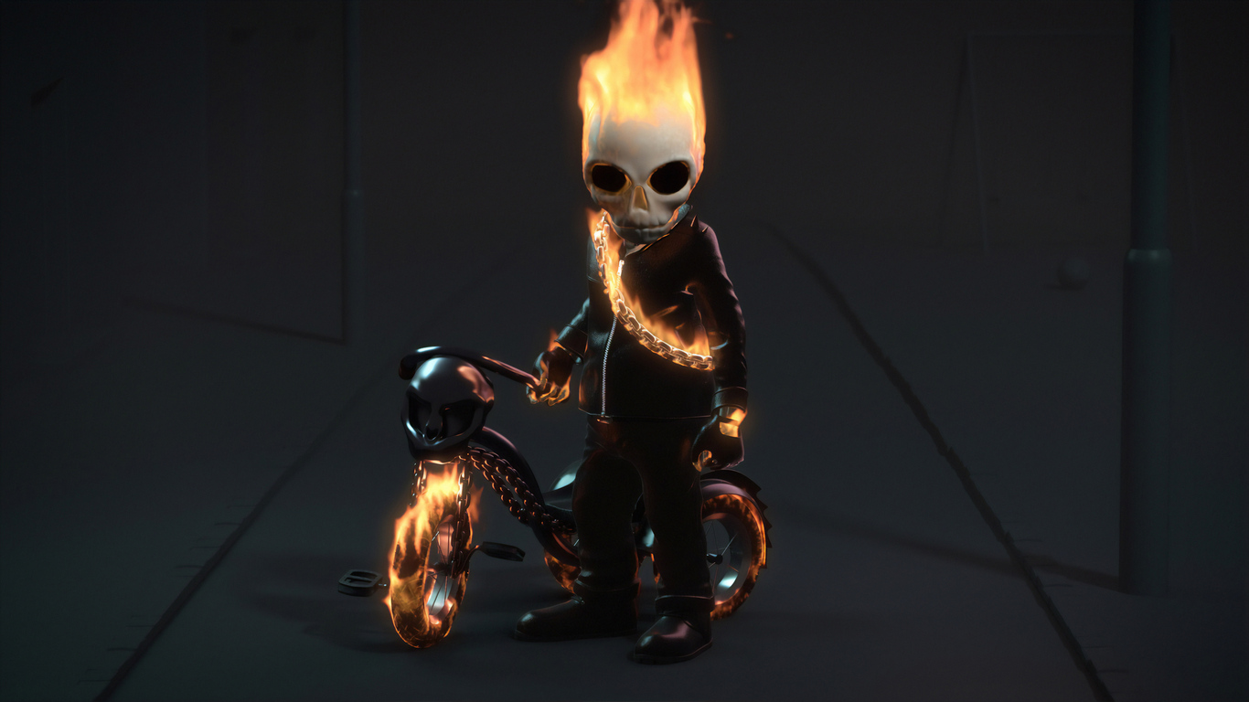 1366x768 Kid Ghost Rider 1366x768 Resolution HD 4k Wallpapers, Images,  Backgrounds, Photos and Pictures