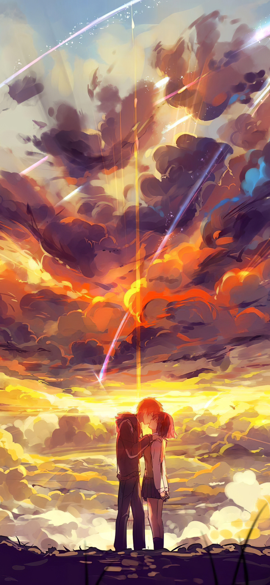 1125x2436 Kimi No Nawa Anime Couple 5k Iphone XS,Iphone 10,Iphone X HD 4k  Wallpapers, Images, Backgrounds, Photos and Pictures
