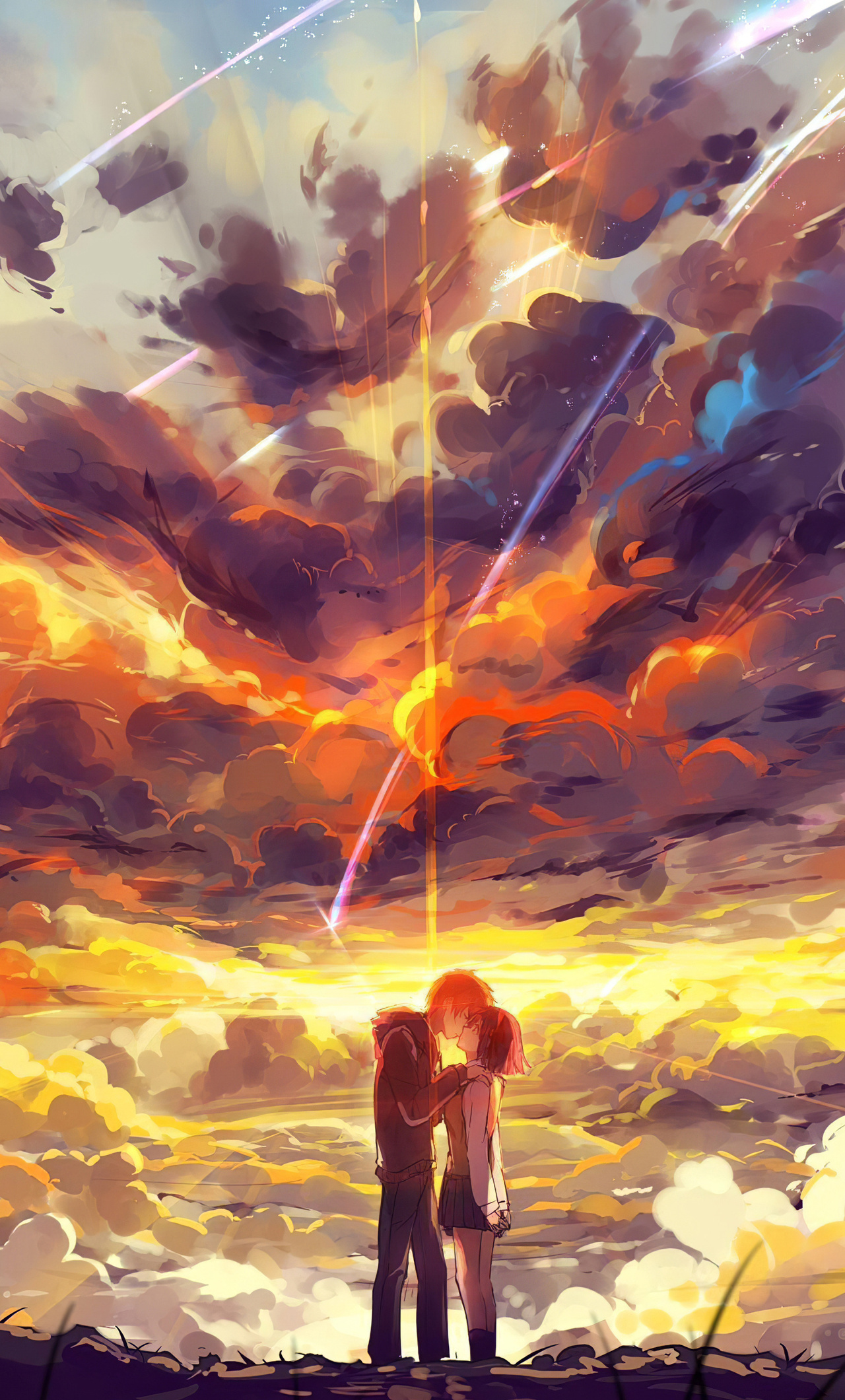 1280x2120 Kimi No Nawa Anime Couple 5k iPhone 6+ HD 4k Wallpapers, Images,  Backgrounds, Photos and Pictures