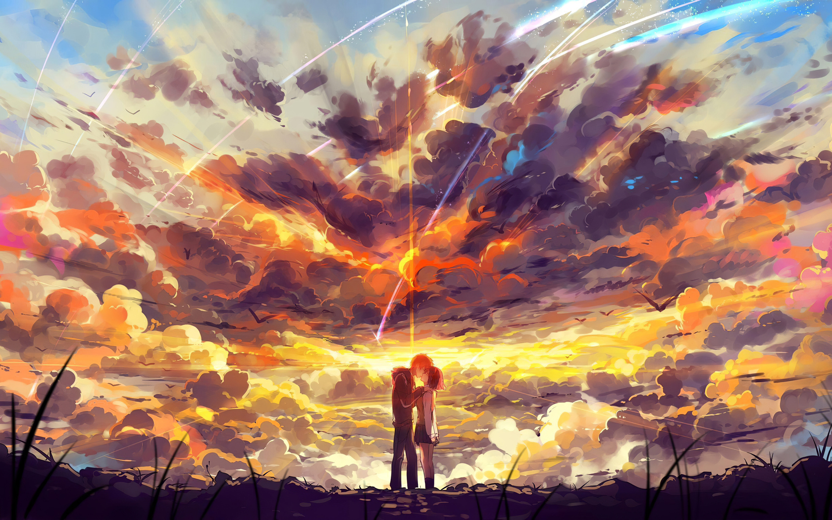 1680x1050 Kimi No Nawa Anime Couple 5k 1680x1050 Resolution HD 4k Wallpapers,  Images, Backgrounds, Photos and Pictures