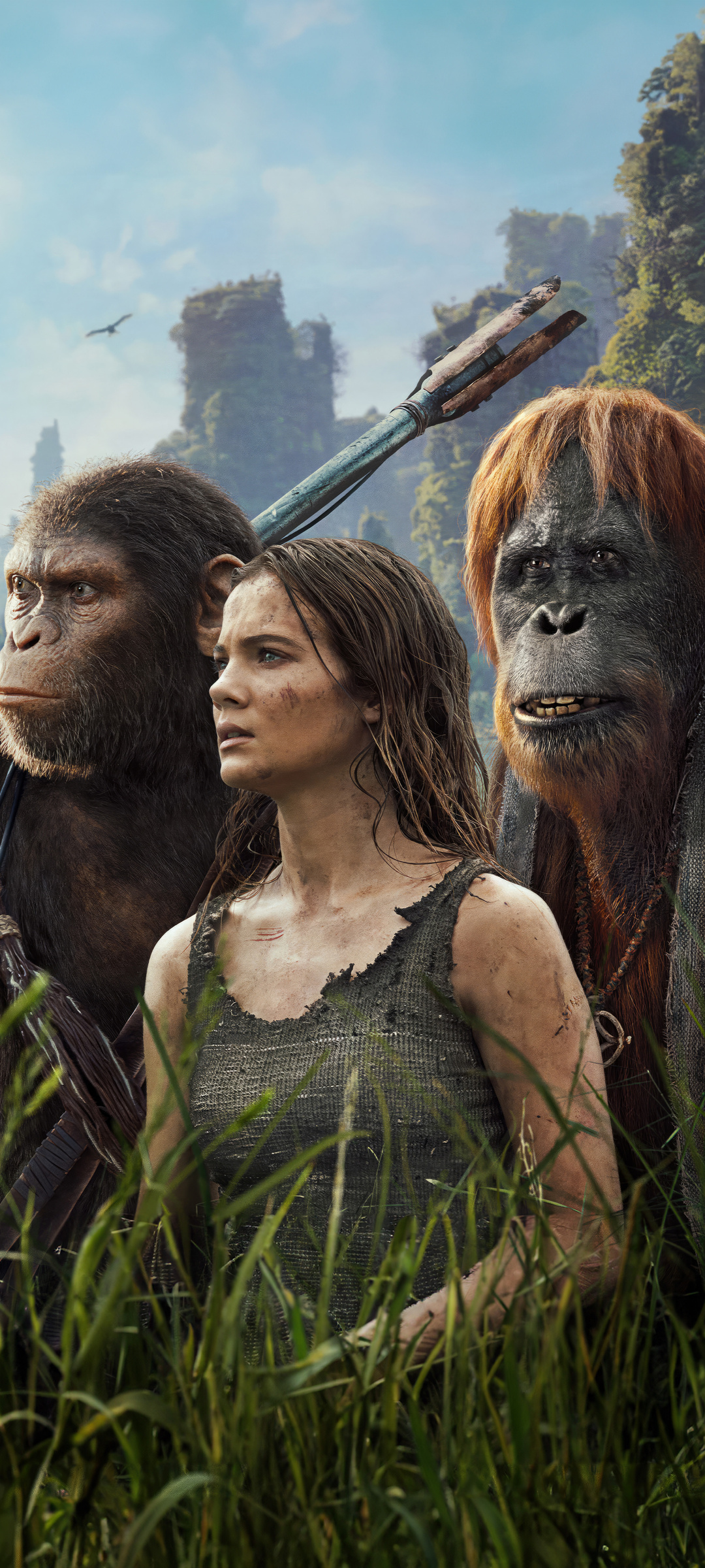 1080x2400 Kingdom Of The Planet Of The Apes 2024 4k Google Pixel 7 ,HD ...