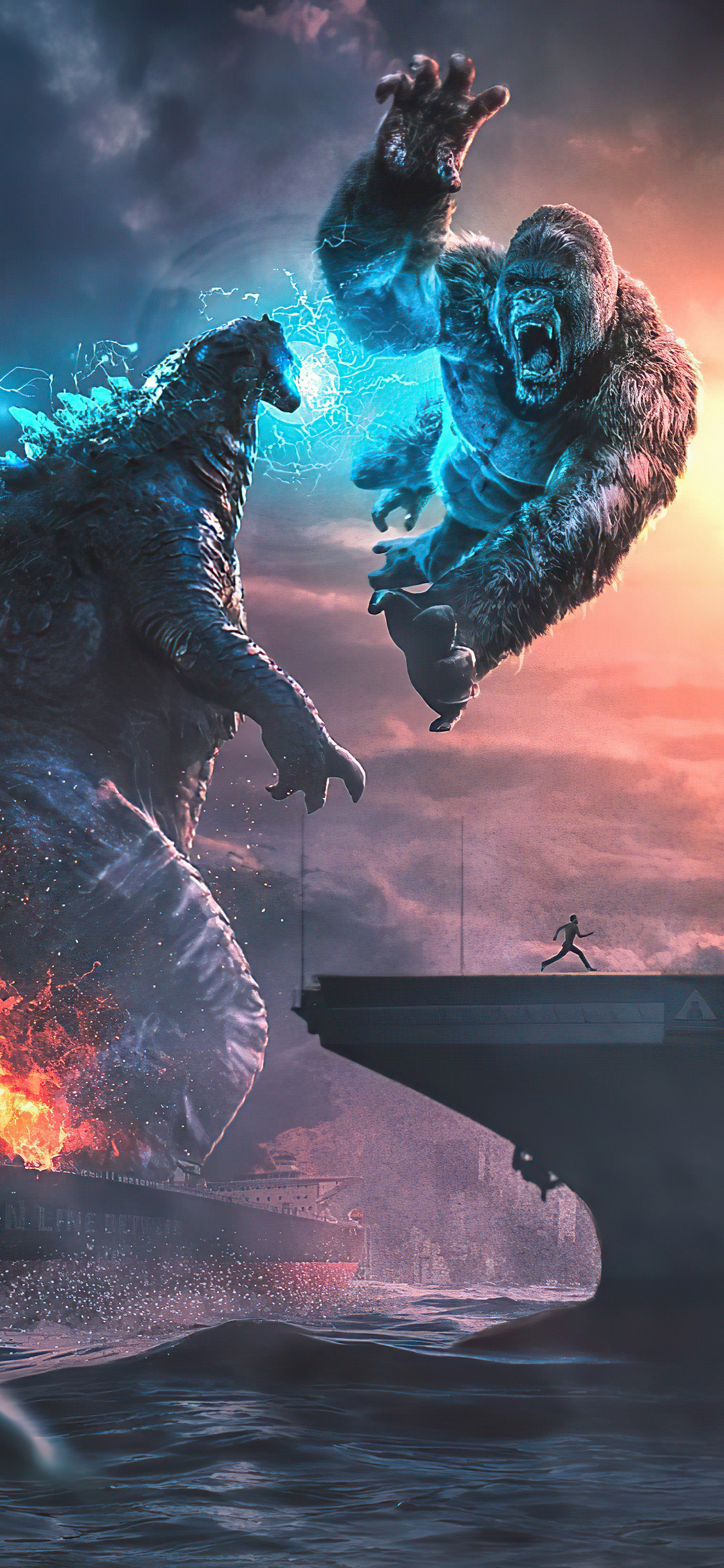 1125x2436 Kong V Godzilla 4k Iphone XS,Iphone 10,Iphone X HD 4k Wallpapers,  Images, Backgrounds, Photos and Pictures